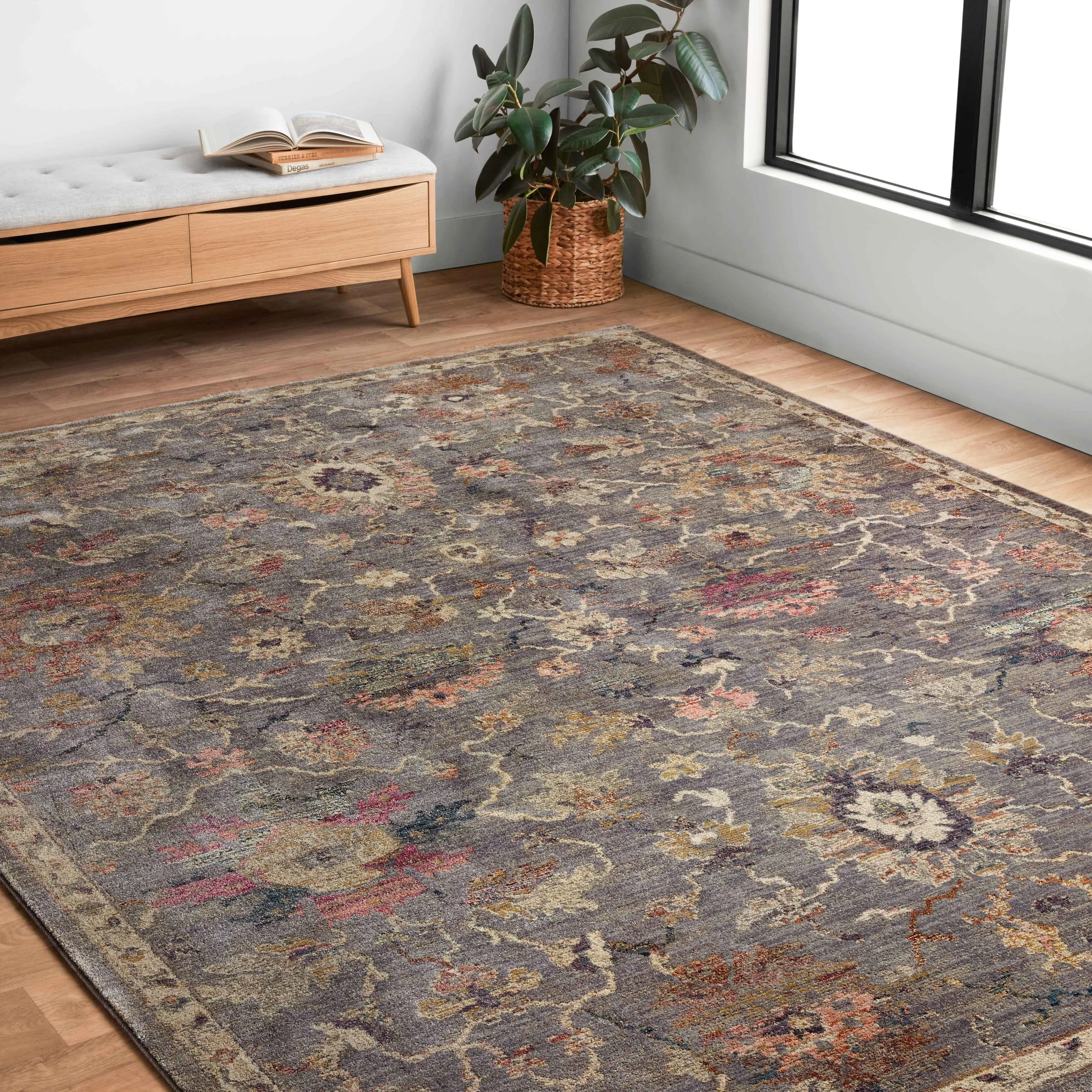 Alexander Home Jewel Botanical Boho Area Rug