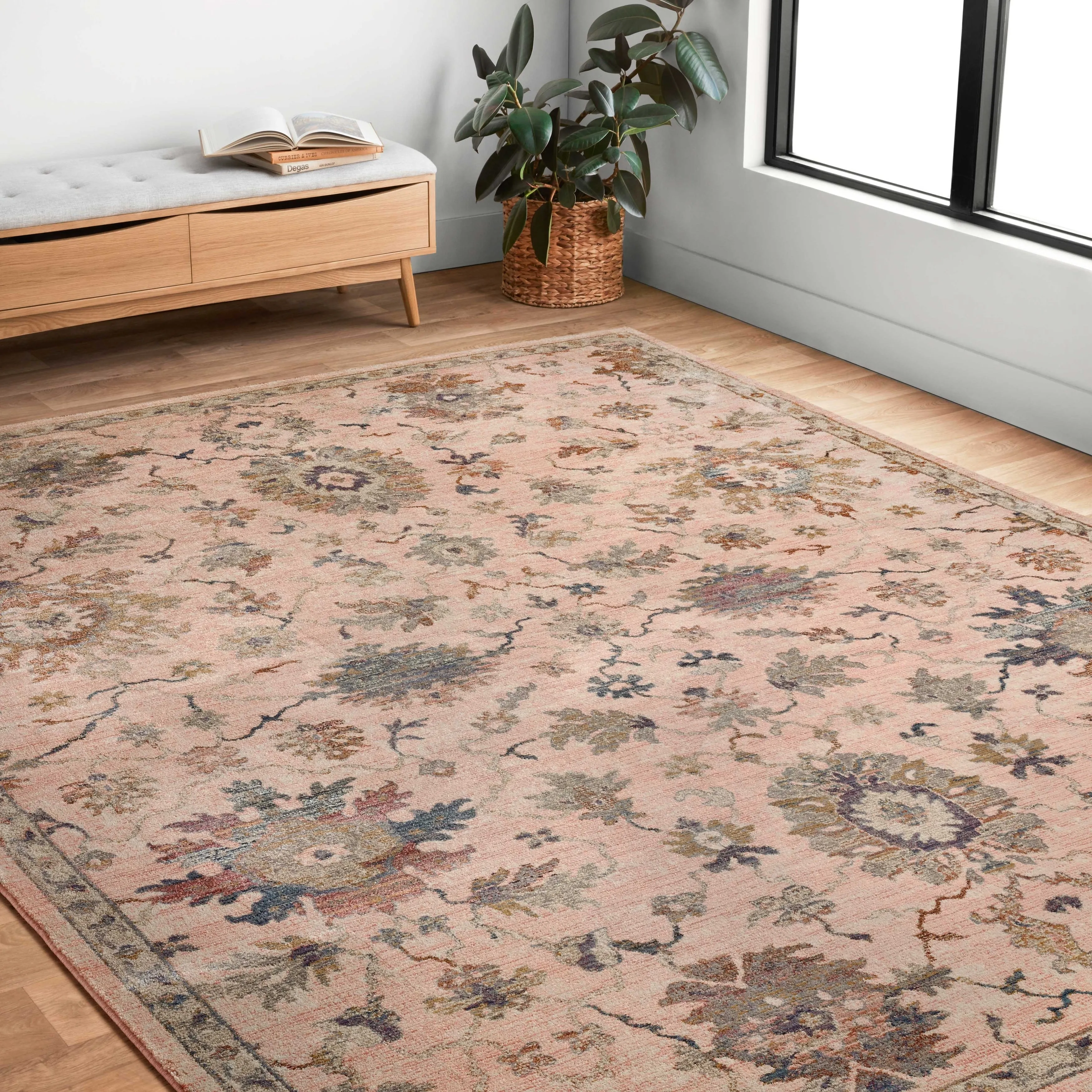 Alexander Home Jewel Botanical Boho Area Rug
