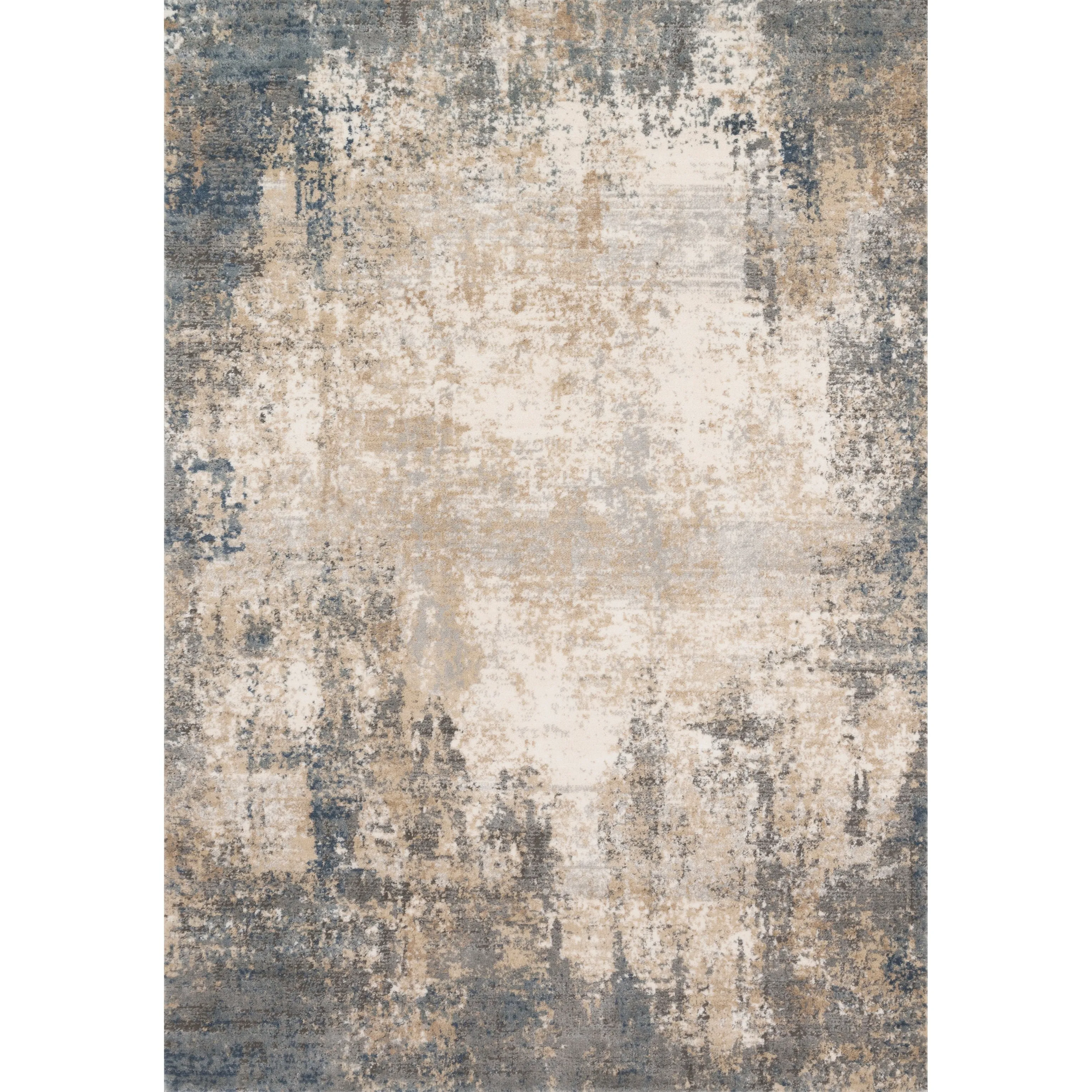 Alexander Home Josefina Distressed Abstract Contemporary Rug