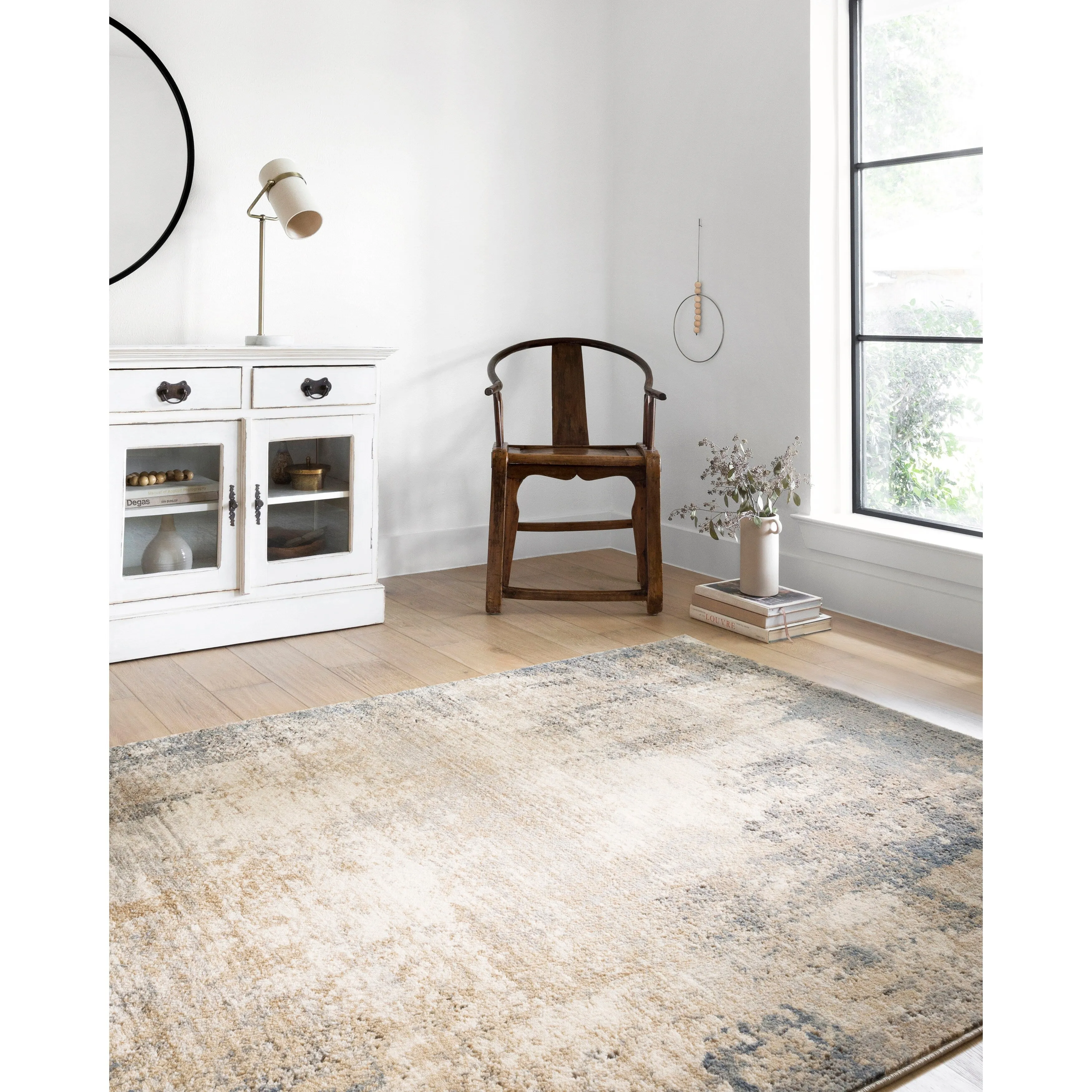 Alexander Home Josefina Distressed Abstract Contemporary Rug