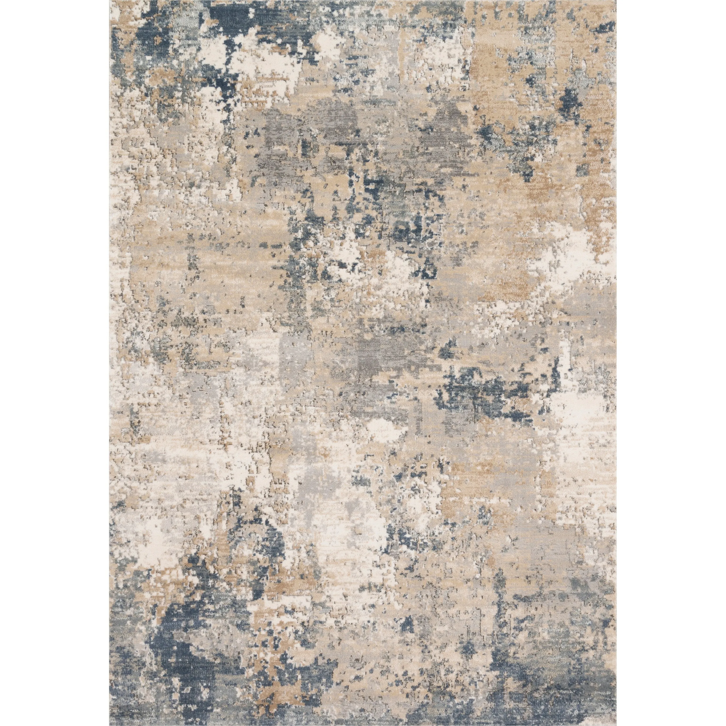 Alexander Home Josefina Distressed Abstract Contemporary Rug