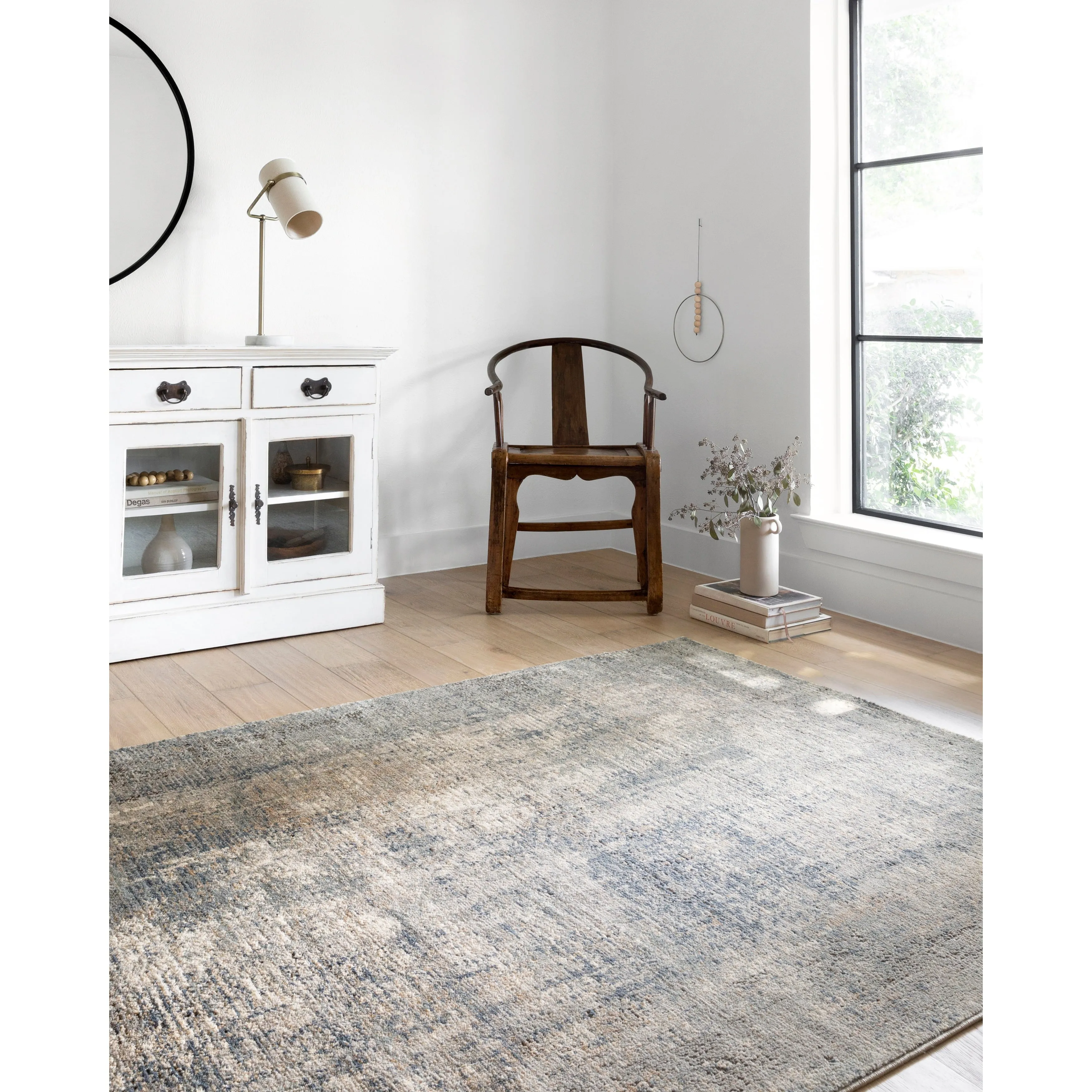 Alexander Home Josefina Distressed Abstract Contemporary Rug