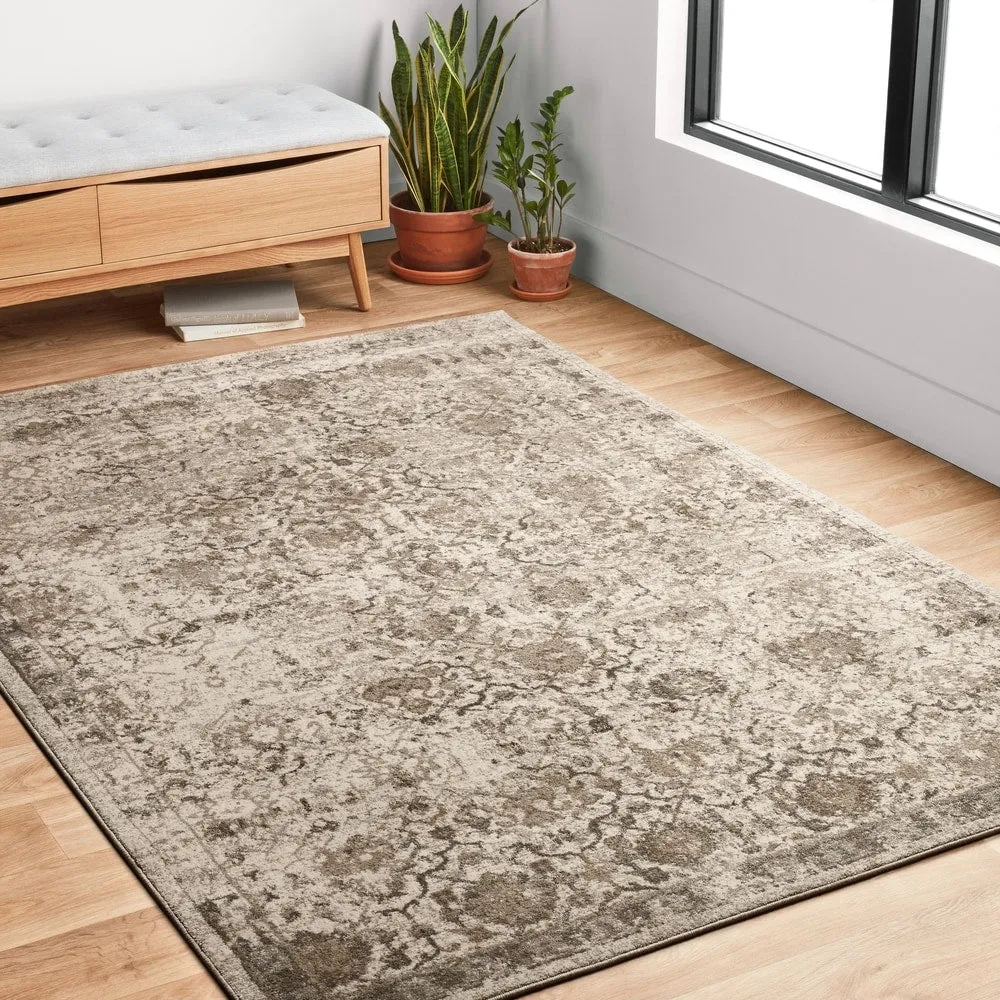 Alexander Home Kendrick Oriental Distressed Vintage Area Rug
