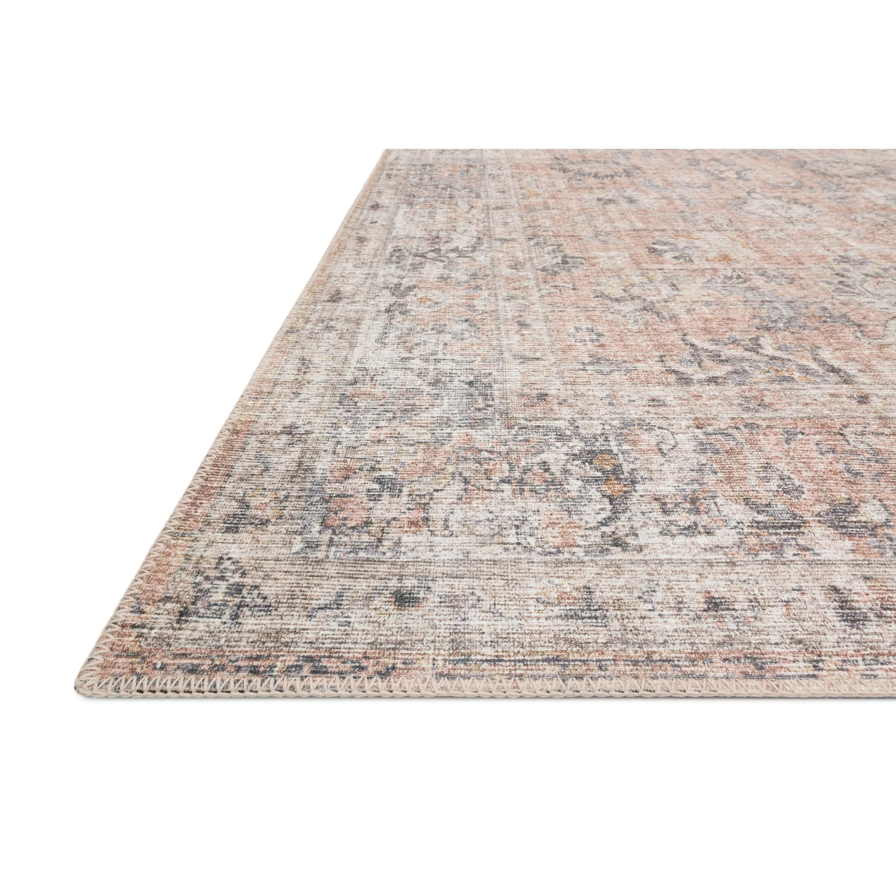 Alexander Home Leanne Distressed Oriental Printed Area Rug