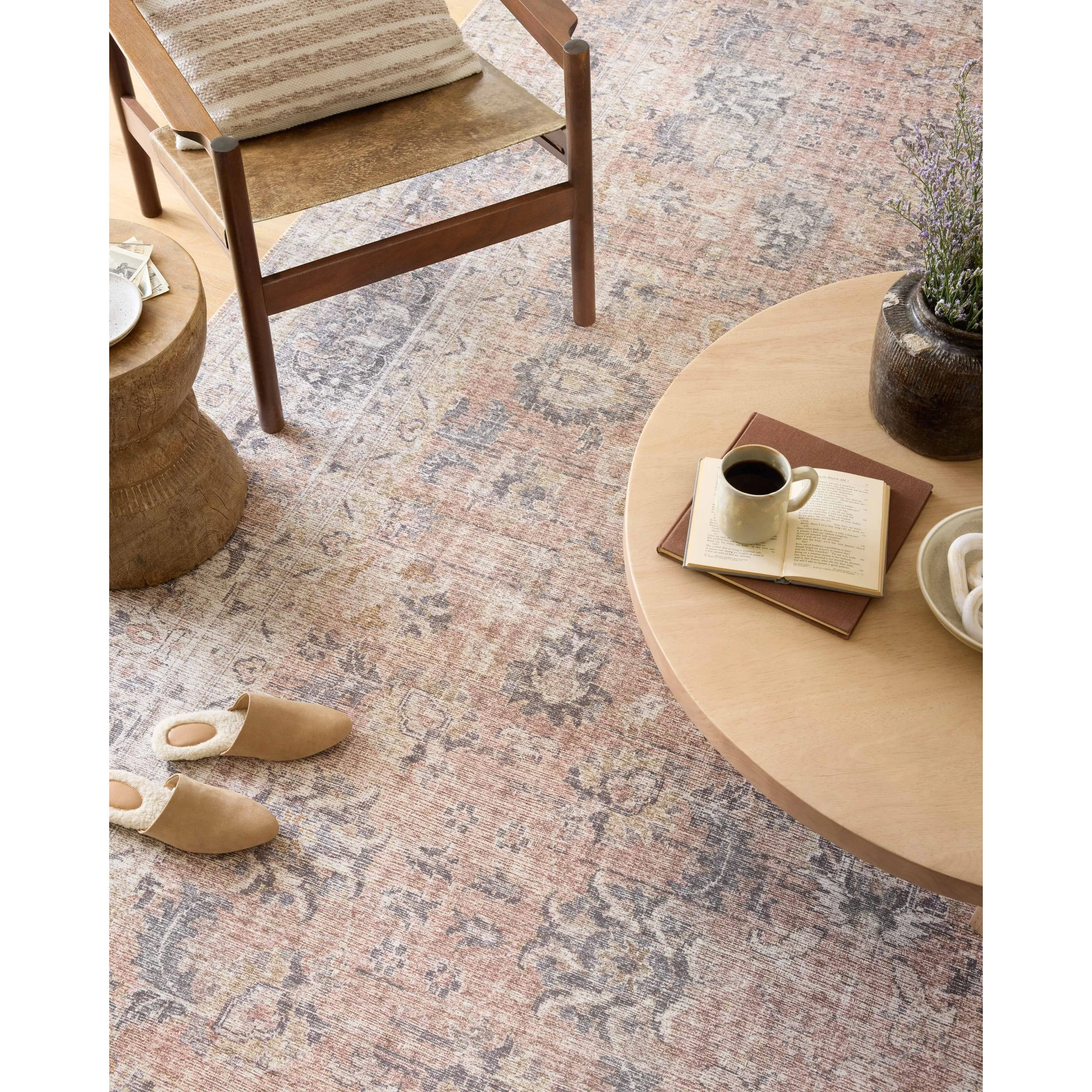 Alexander Home Leanne Distressed Oriental Printed Area Rug