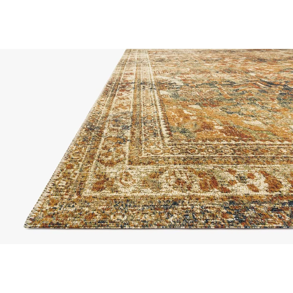 Alexander Home Luciano Lagoon Oriental Indoor/ Outdoor Area Rug