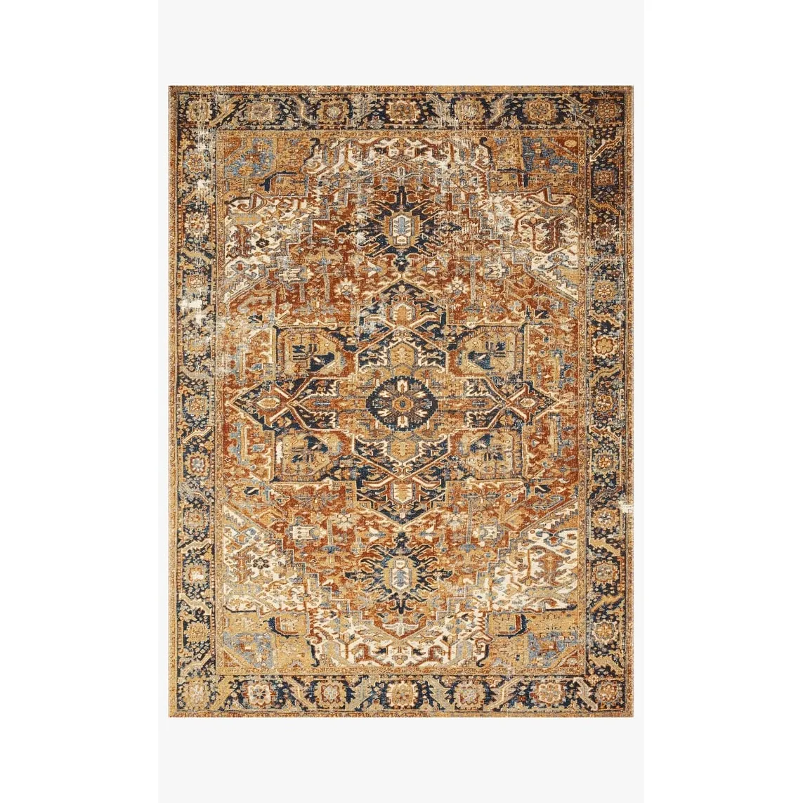 Alexander Home Luciano Oriental Indoor/ Outdoor Area Rug
