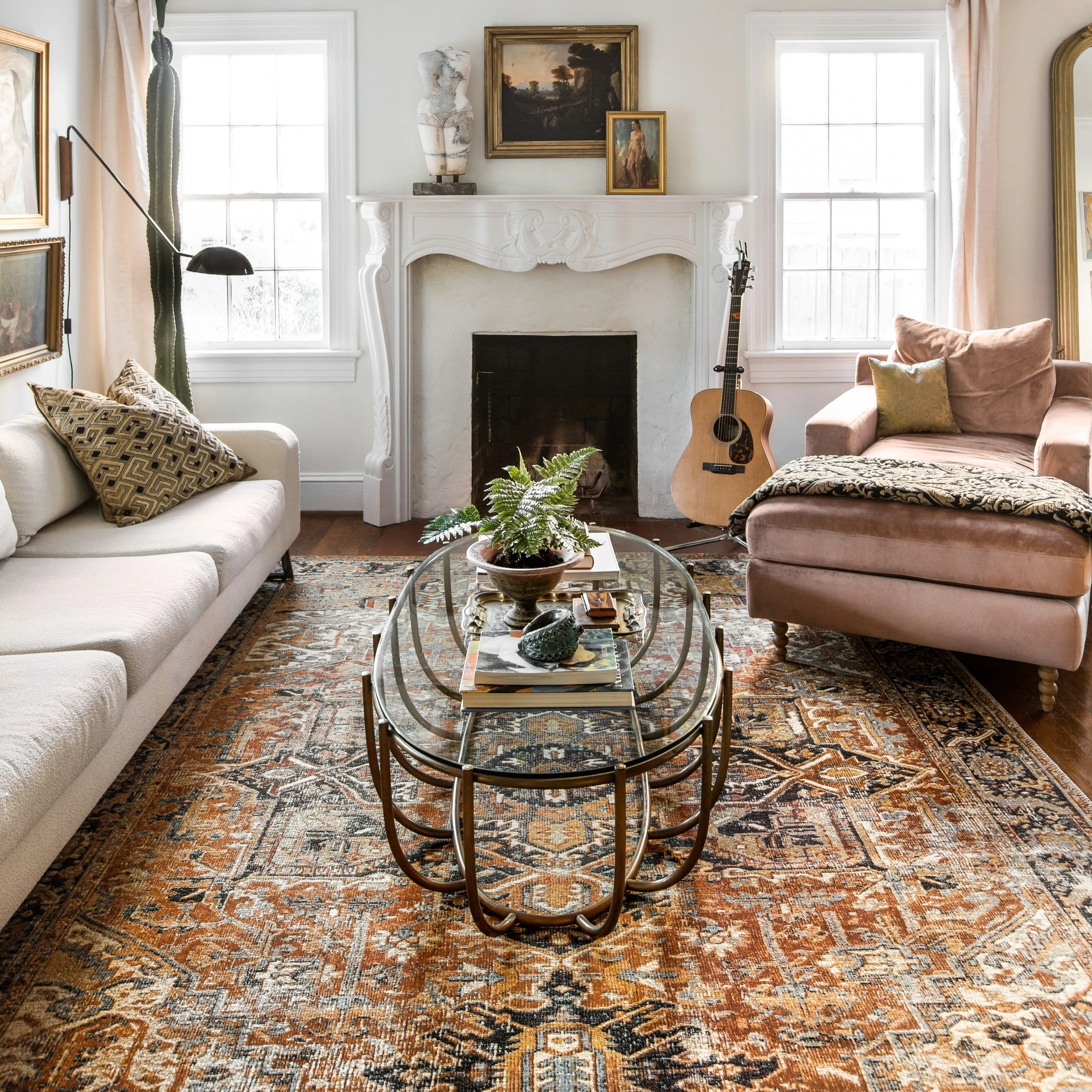 Alexander Home Luciano Oriental Indoor/ Outdoor Area Rug