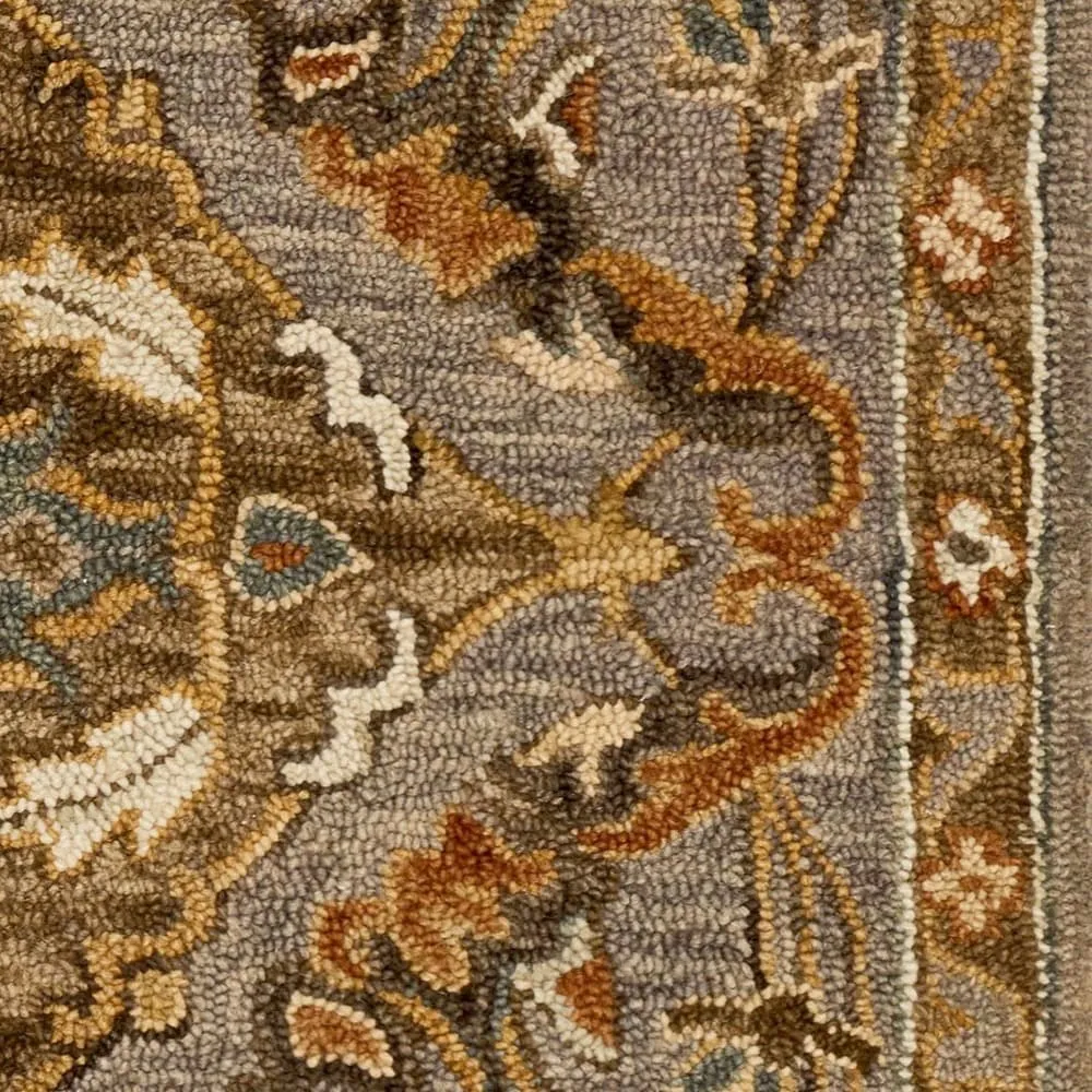 Alexander Home Madaline Medallion Star Hand-Hooked 100% Wool Rug