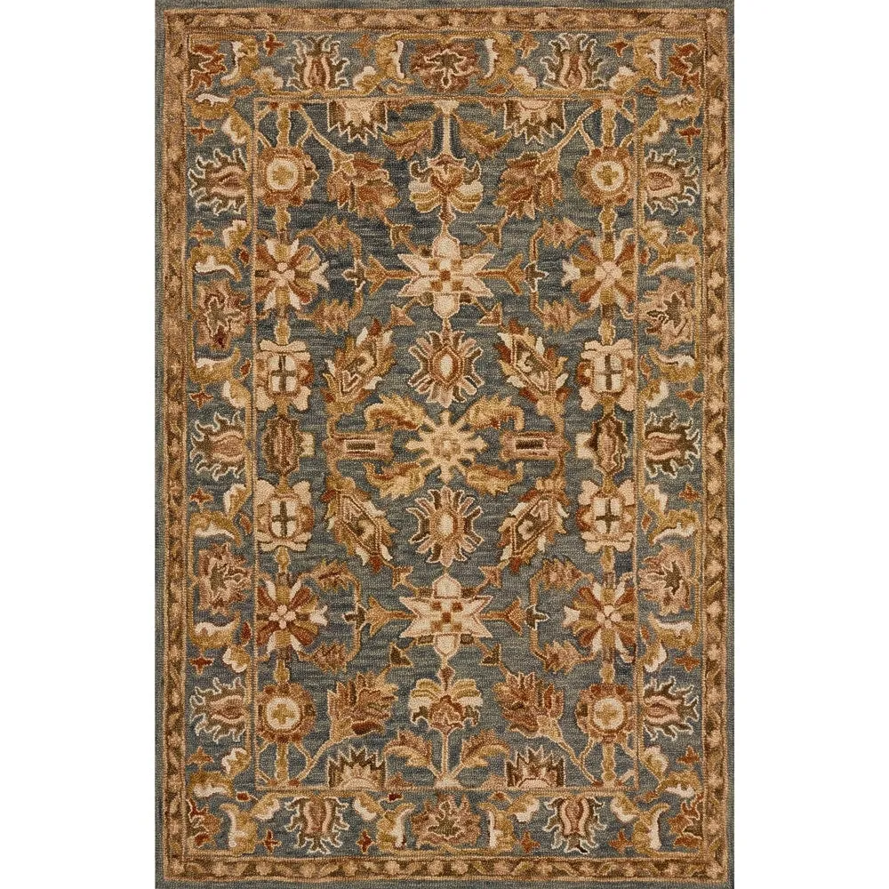 Alexander Home Madaline Victorian Botanical Hand-hooked 100% Wool Rug