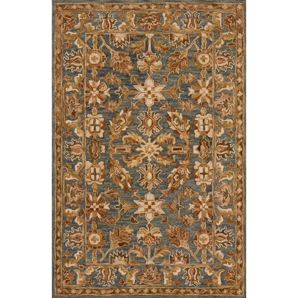 Alexander Home Madaline Victorian Botanical Hand-hooked 100% Wool Rug