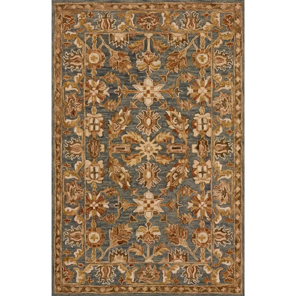 Alexander Home Madaline Victorian Botanical Hand-hooked 100% Wool Rug