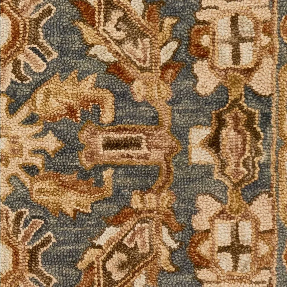 Alexander Home Madaline Victorian Botanical Hand-hooked 100% Wool Rug