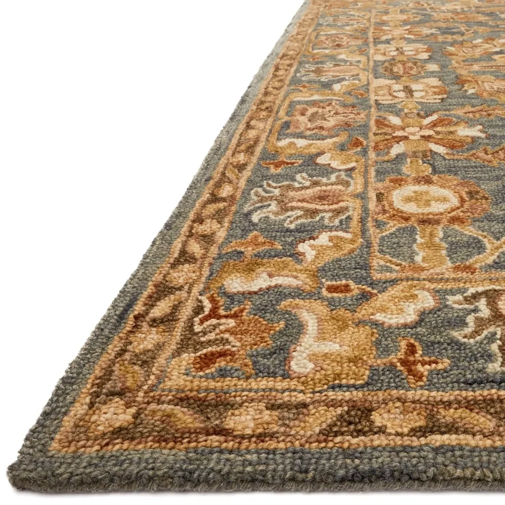 Alexander Home Madaline Victorian Botanical Hand-hooked 100% Wool Rug