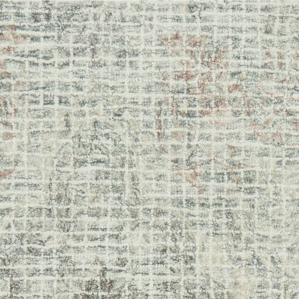 Alexander Home Nile Abstract 100% Wool Hand Hooked Rug