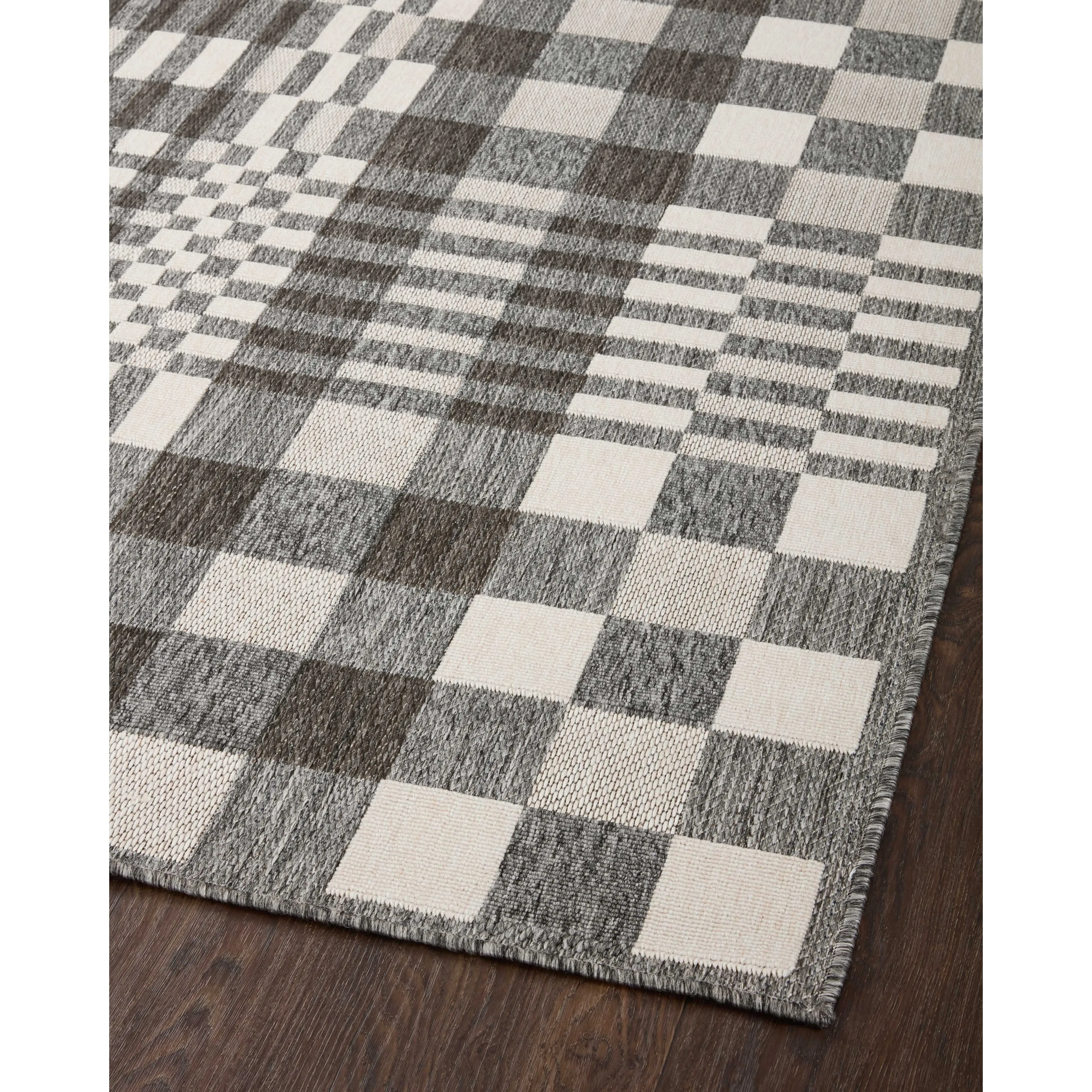 Alexander Home Renee Modern Buffalo Check Indoor / Outdoor Rug
