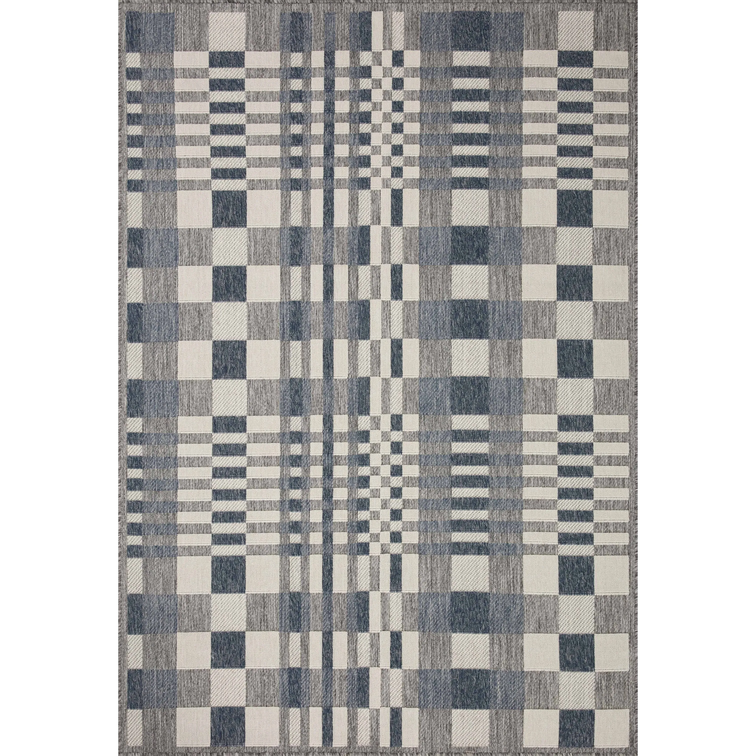 Alexander Home Renee Modern Buffalo Check Indoor / Outdoor Rug