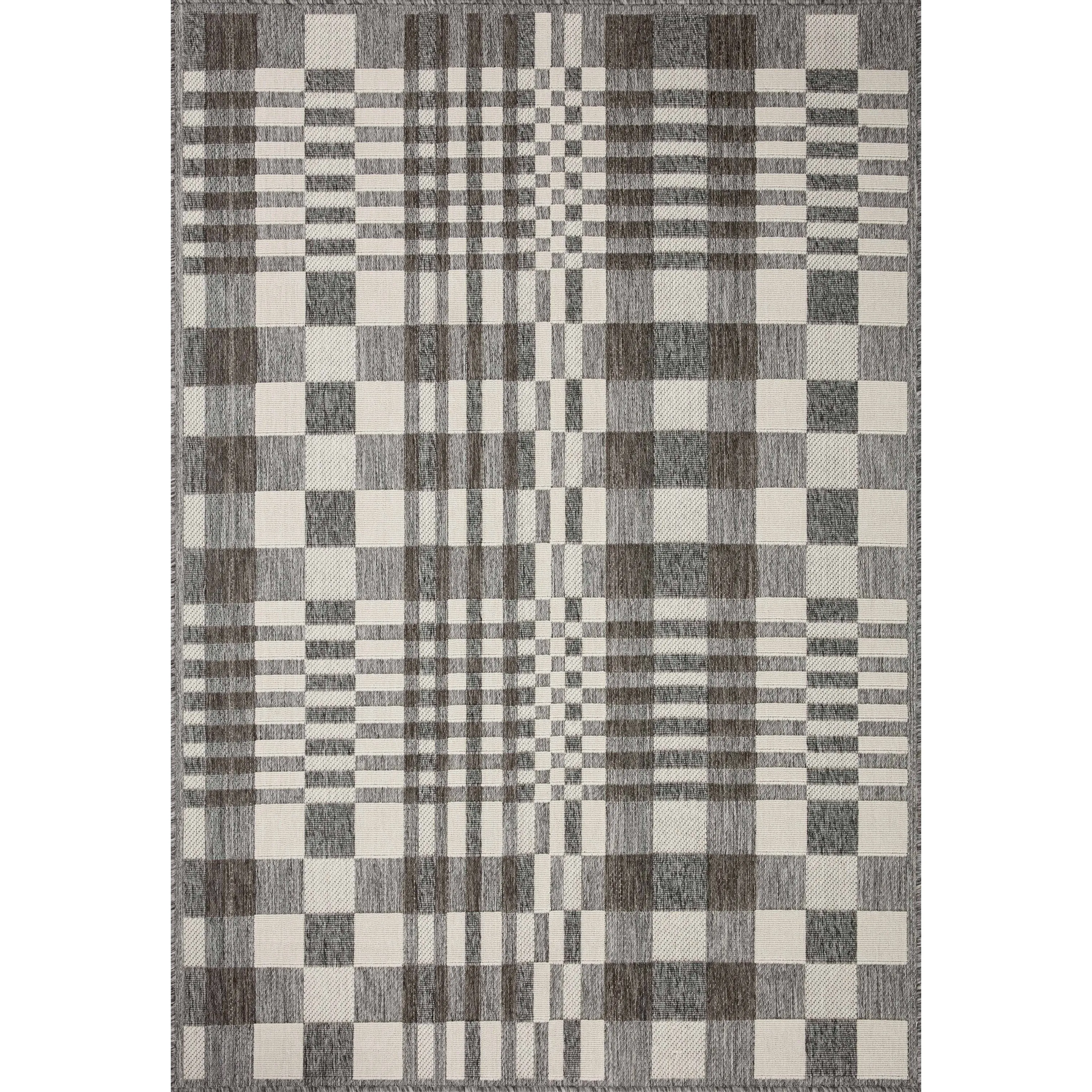 Alexander Home Renee Modern Buffalo Check Indoor / Outdoor Rug
