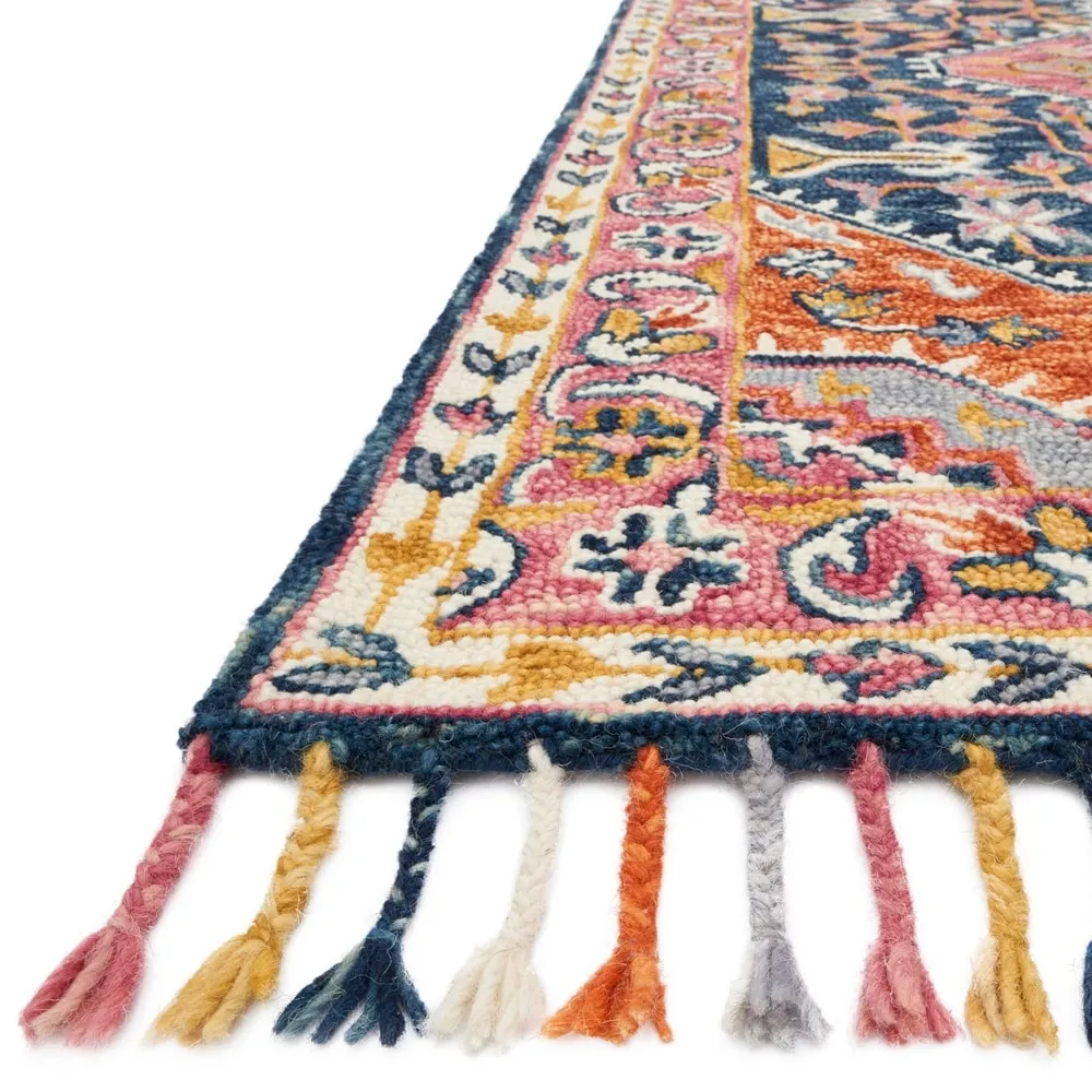 Alexander Home Sahara Boho Medallion Hand-hooked Wool Area Rug
