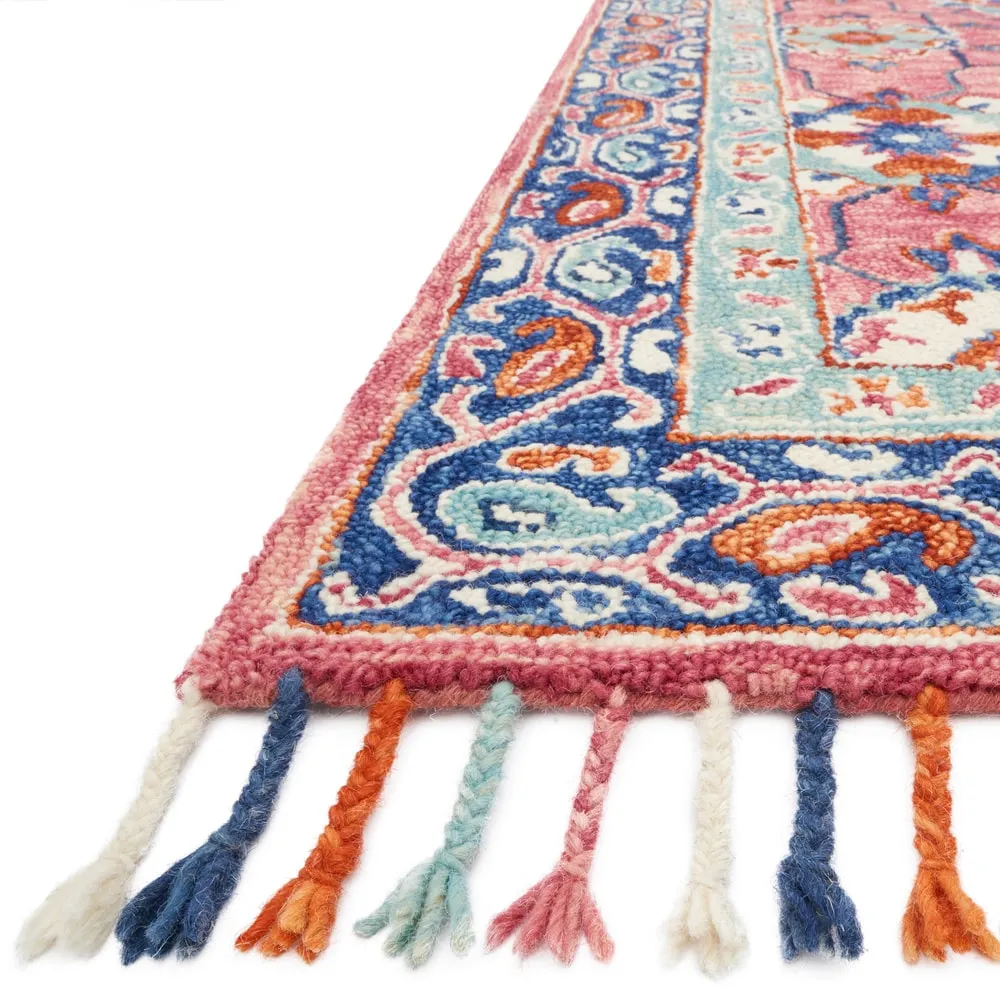 Alexander Home Sahara Boho Rose Hand-hooked Wool Area Rug