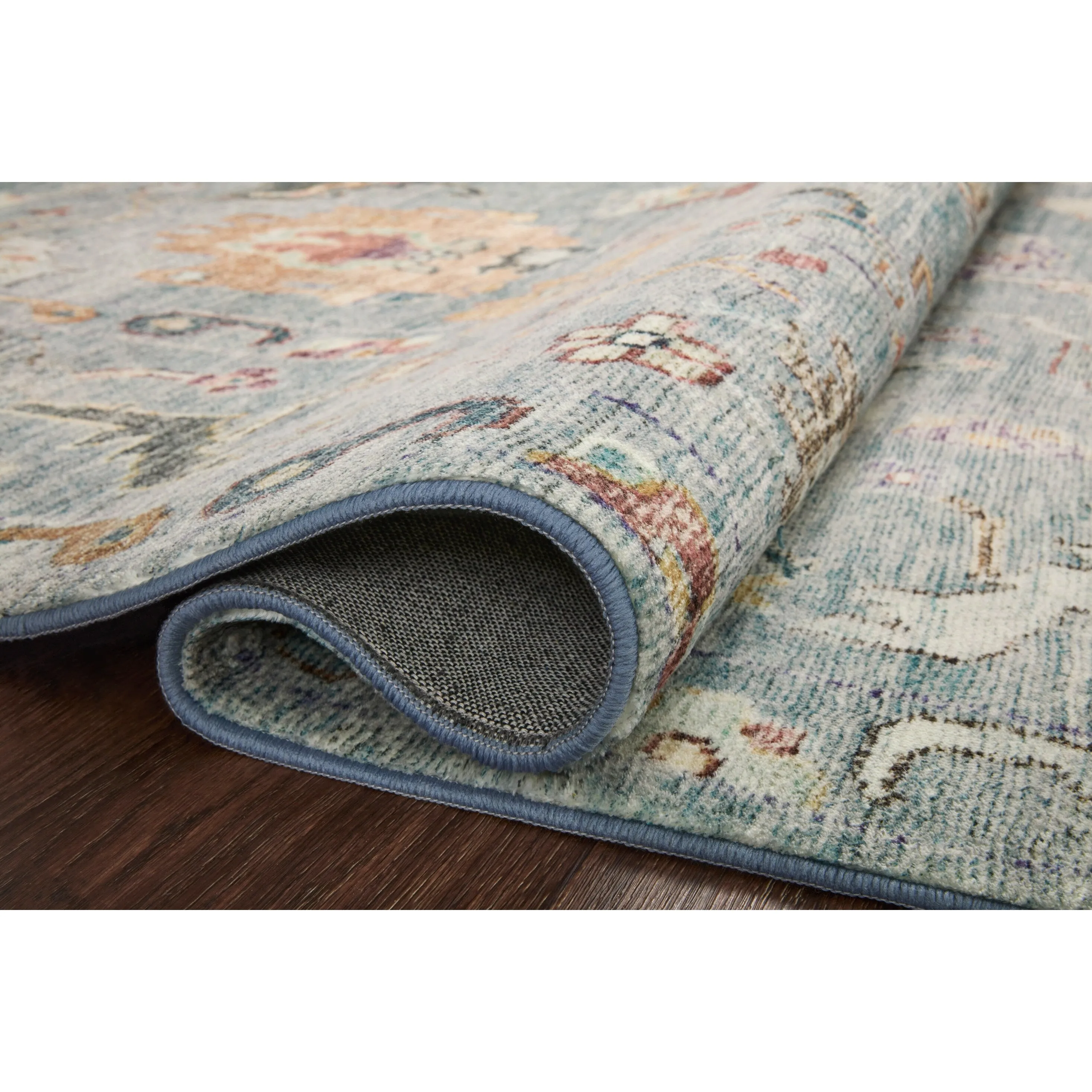 Alexander Home Sara Ultra Plush Shabby Chic Botanical Area Rug