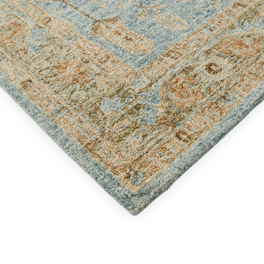 Alexander Home Shabby-Chic Distressed Hand-hooked 100% Wool Rug