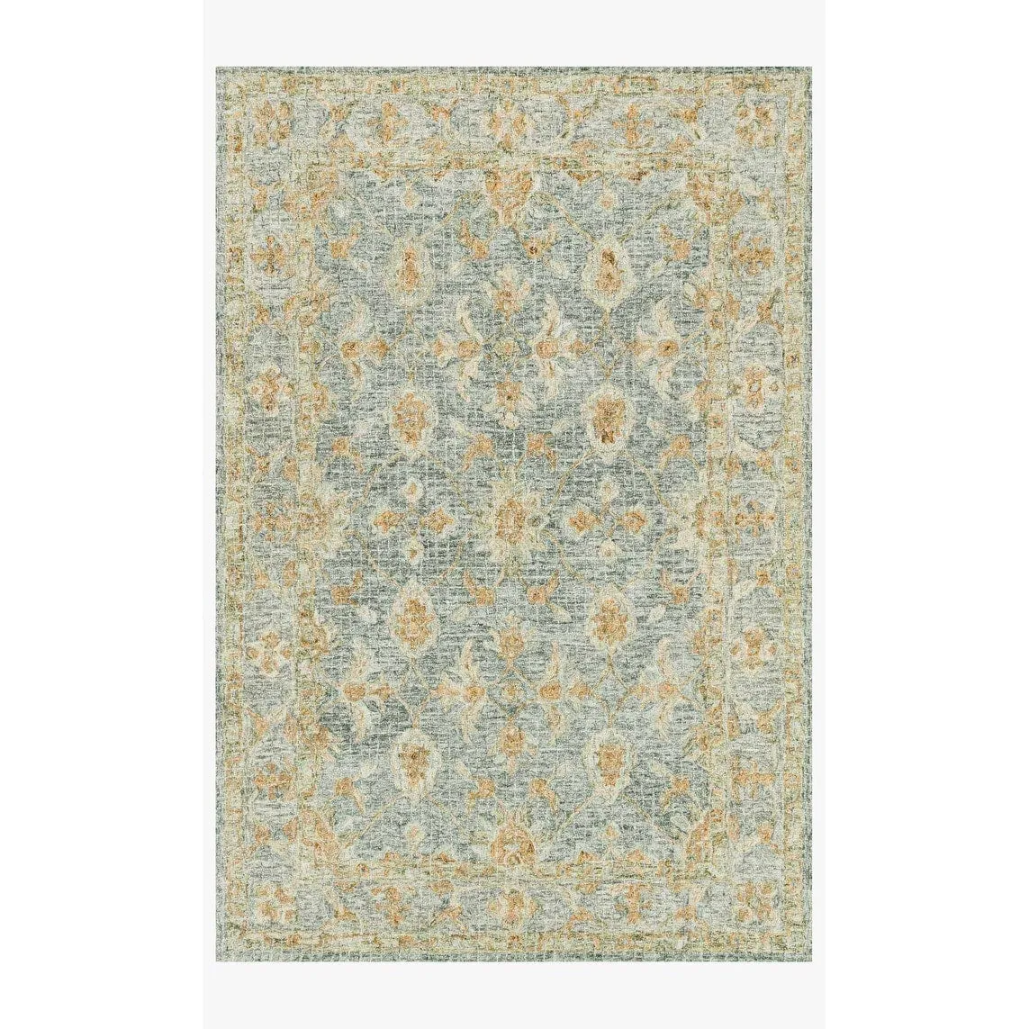Alexander Home Shabby-Chic Mosaic Spa Hand-hooked 100% Wool Rug