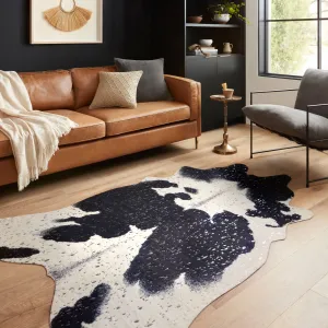 Alexander Home Sierra Faux Cowhide Rug - 6'2 x 8'
