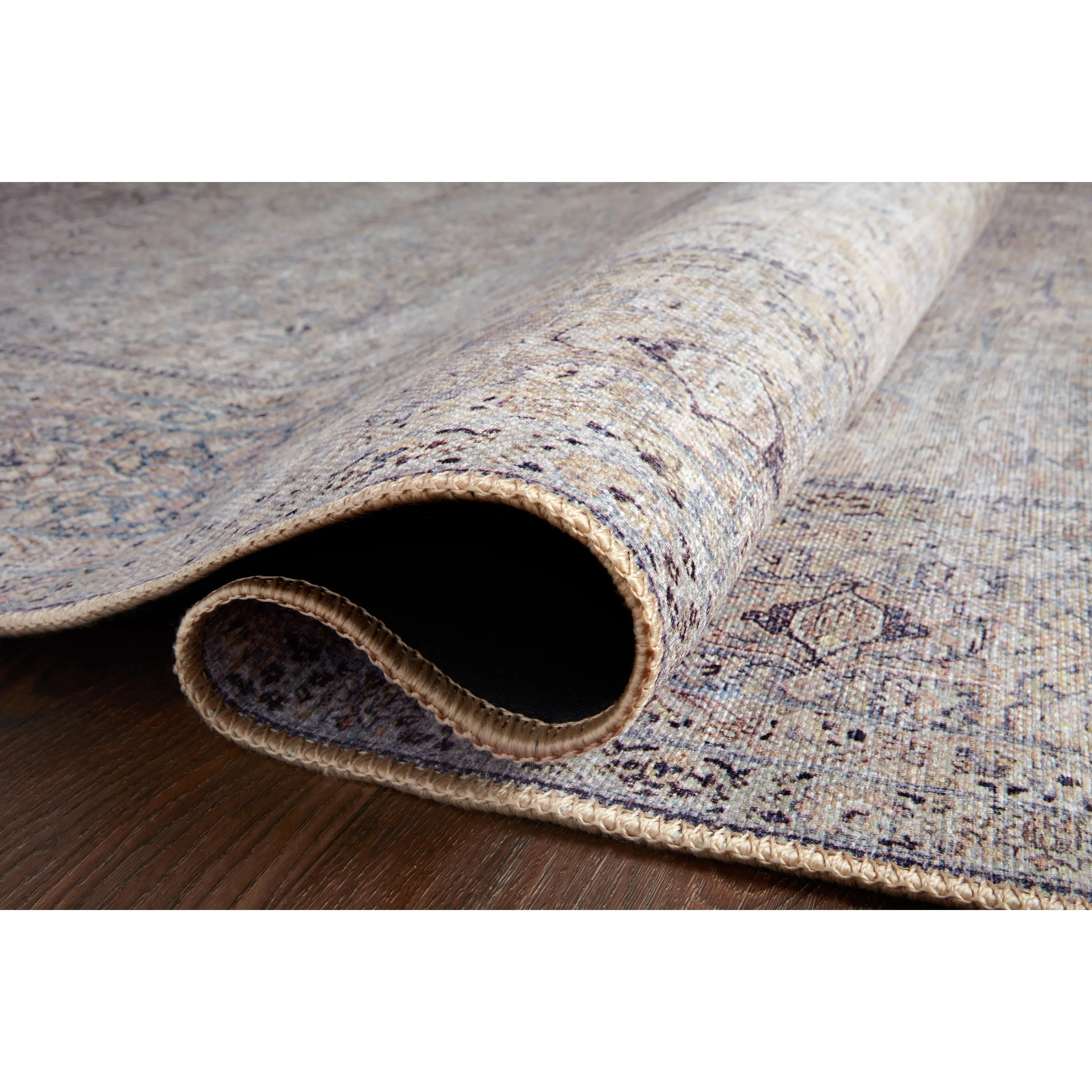 Alexander Home Sophia Printed Vintage Botanical Area Rug