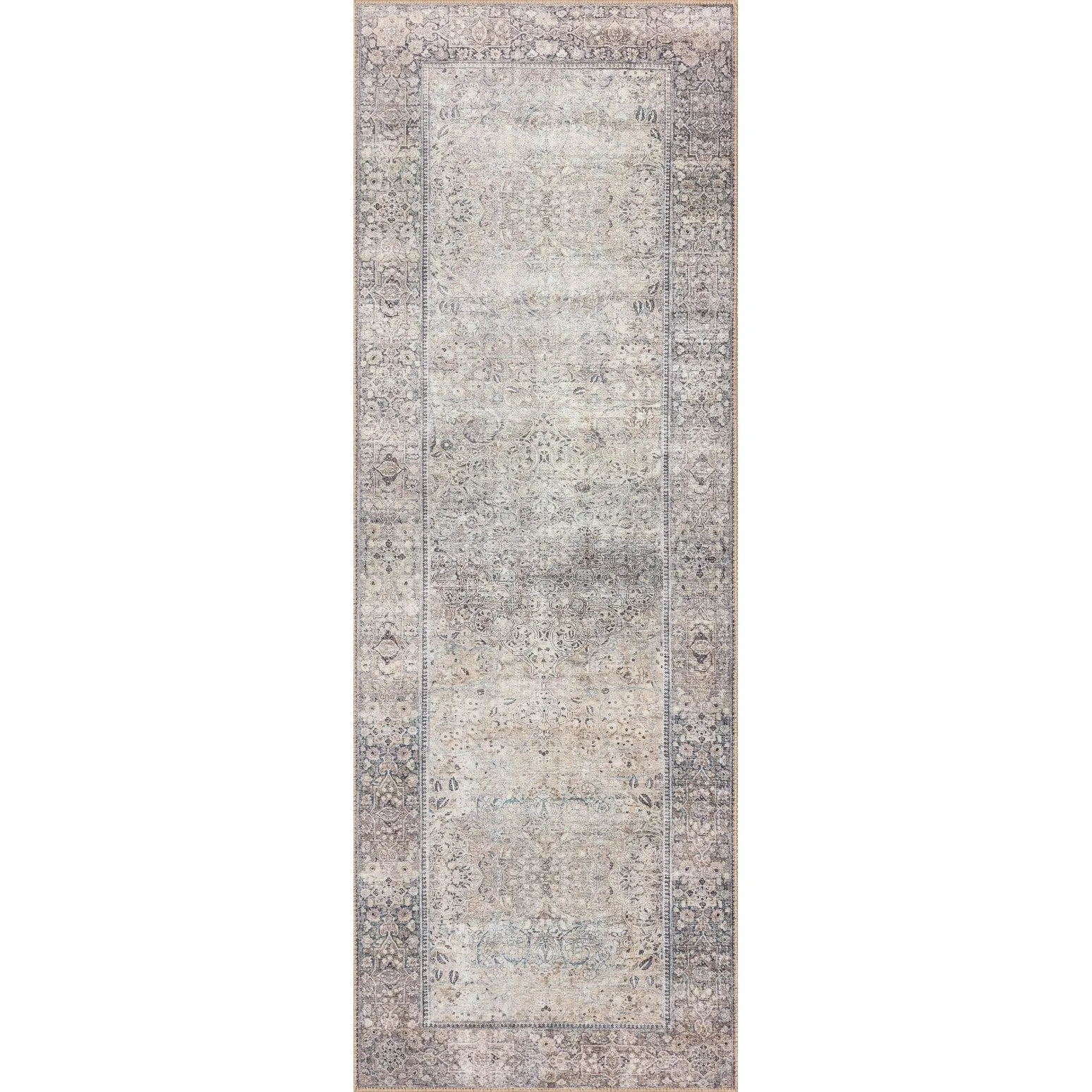 Alexander Home Sophia Printed Vintage Botanical Area Rug