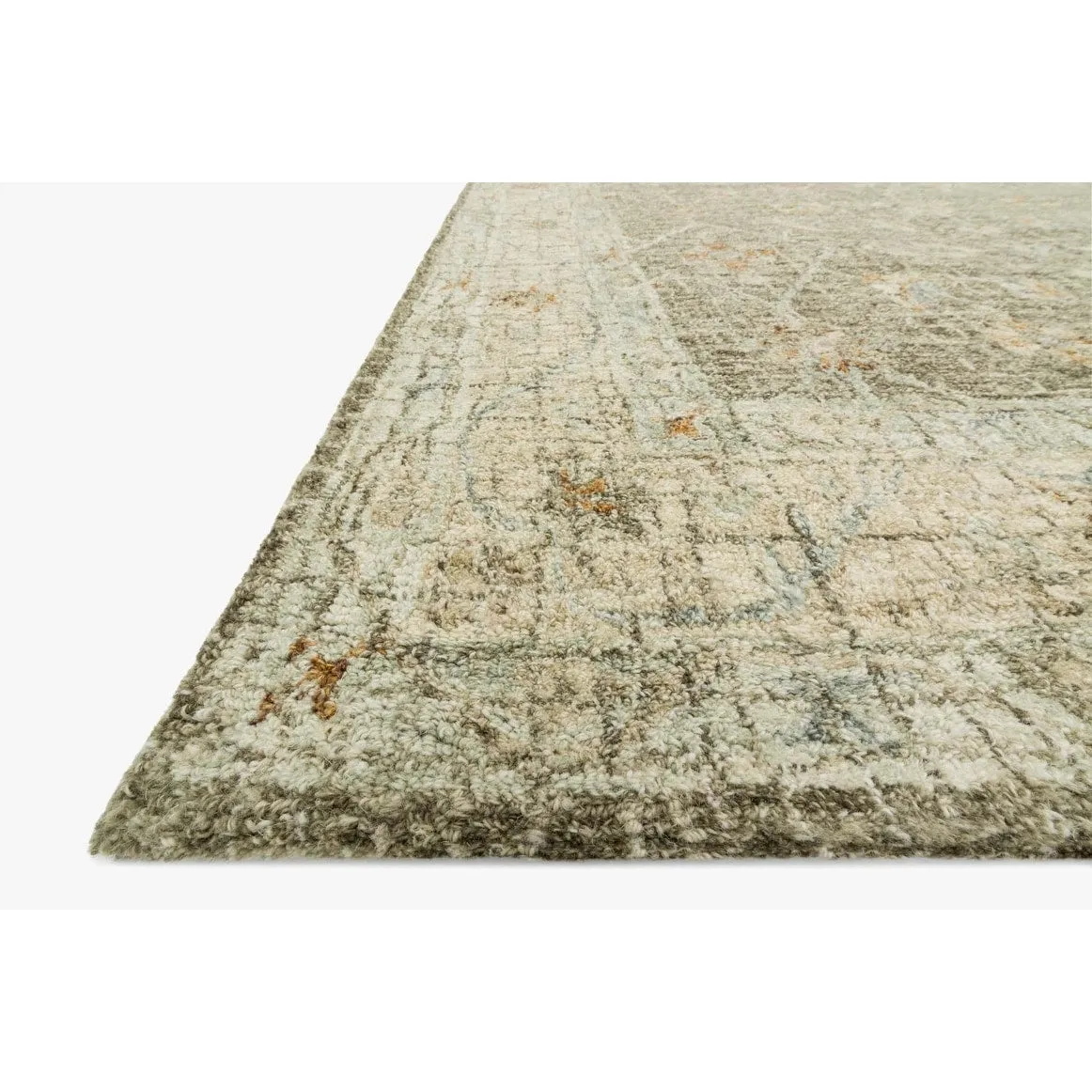 Alexander Home Transitional Mosaic Hand-hooked 100% Wool Rug