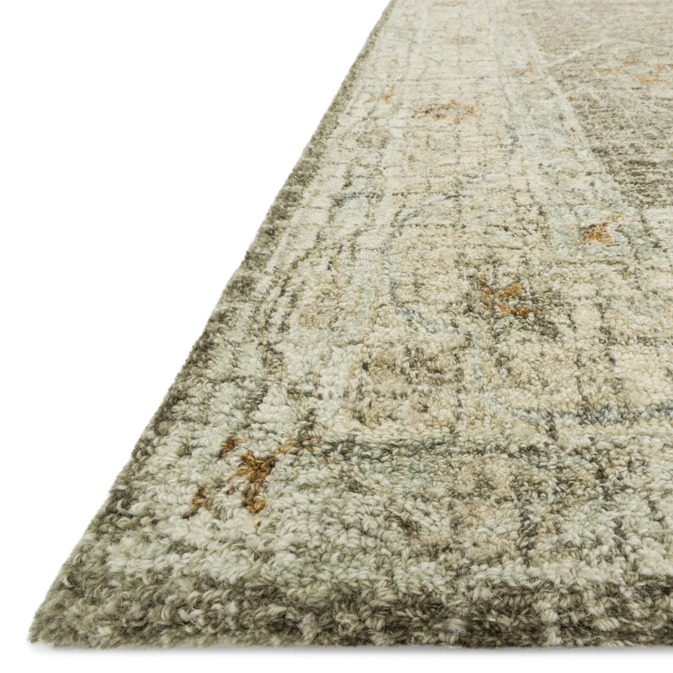 Alexander Home Transitional Mosaic Hand-hooked 100% Wool Rug