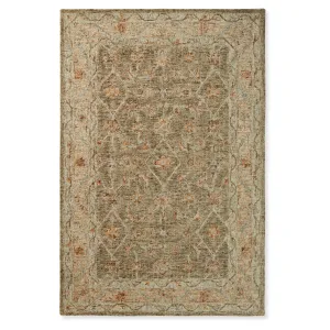 Alexander Home Transitional Mosaic Hand-hooked 100% Wool Rug