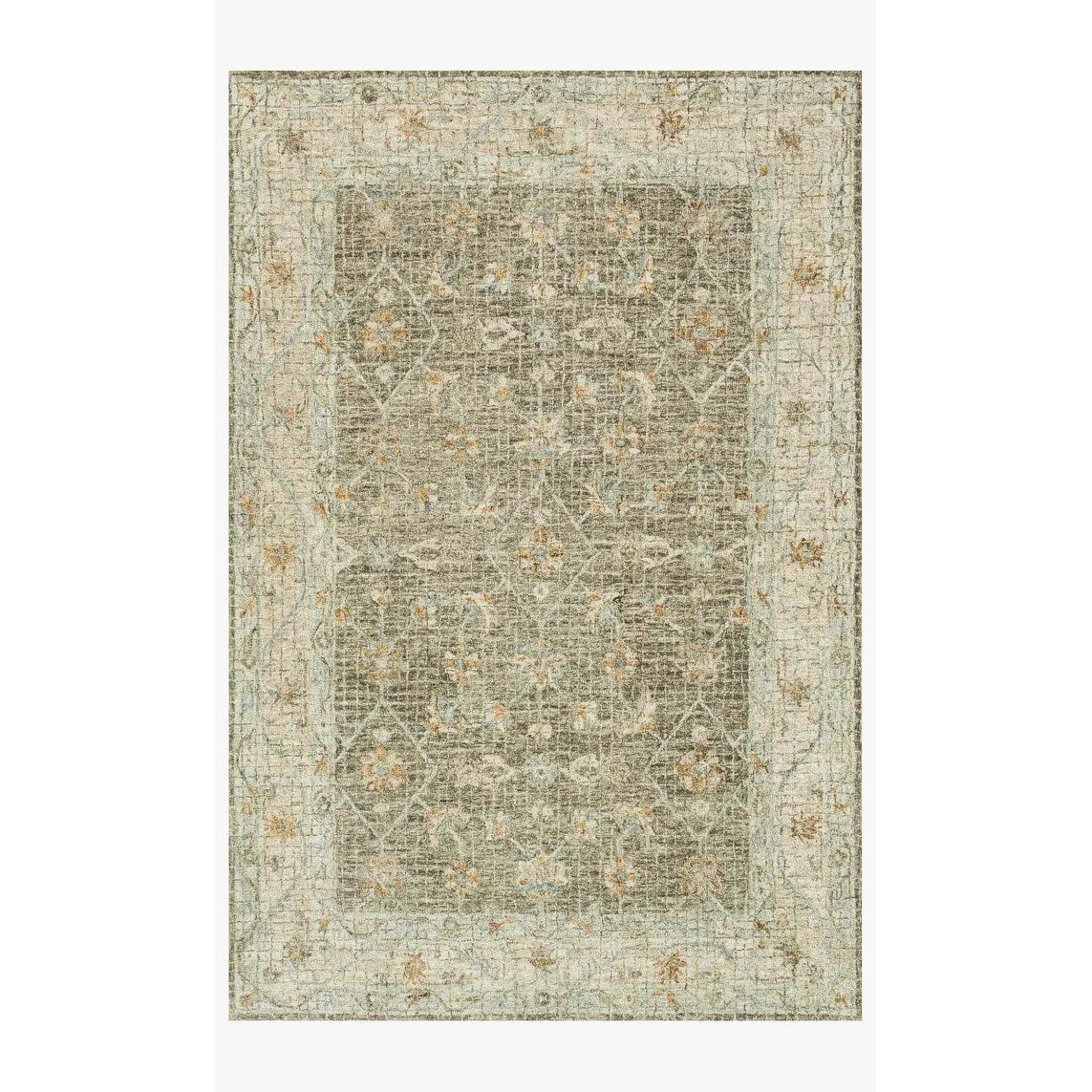 Alexander Home Transitional Mosaic Hand-hooked 100% Wool Rug