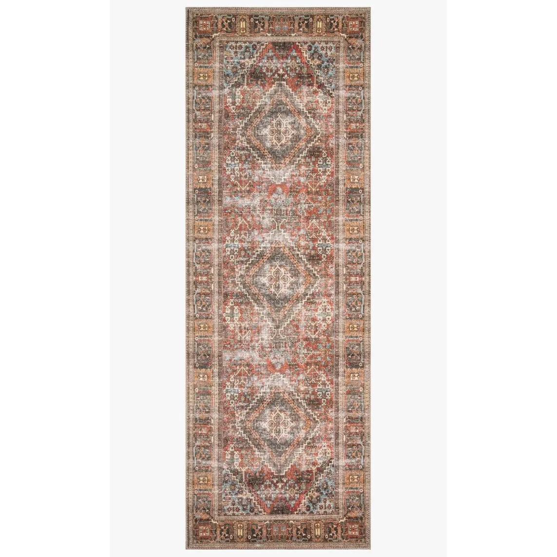 Alexander Home Tremezzina Distressed Oriental Area Rug