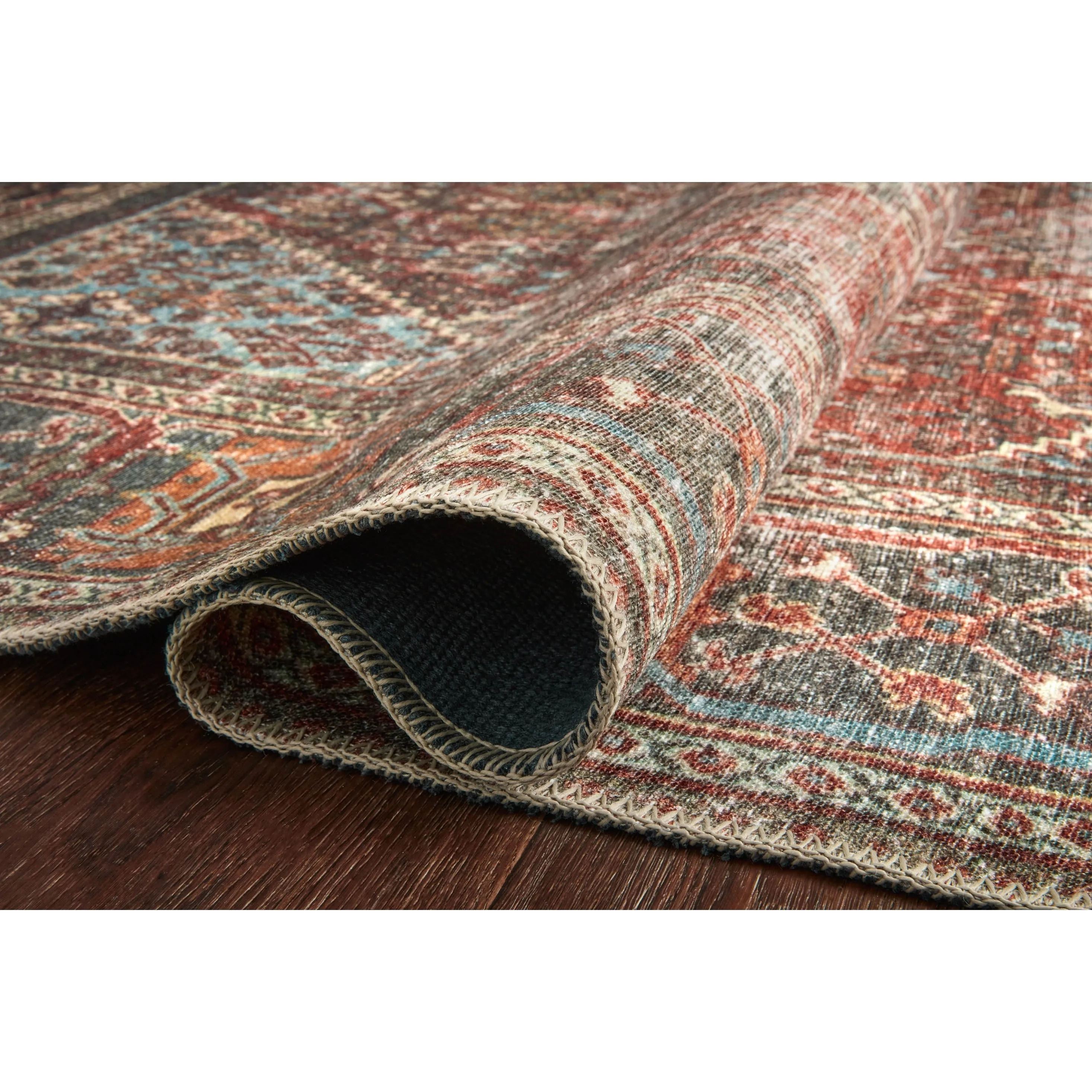 Alexander Home Tremezzina Distressed Oriental Area Rug