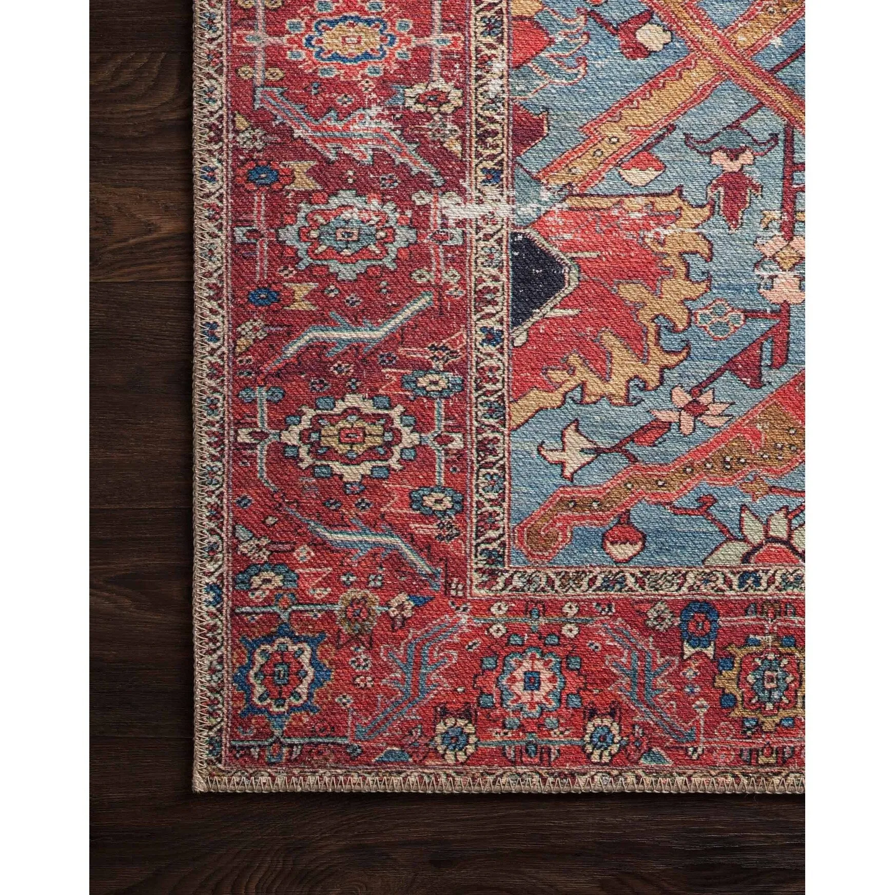 Alexander Home Tremezzina Printed Boho Iron-rod Distressed Rug