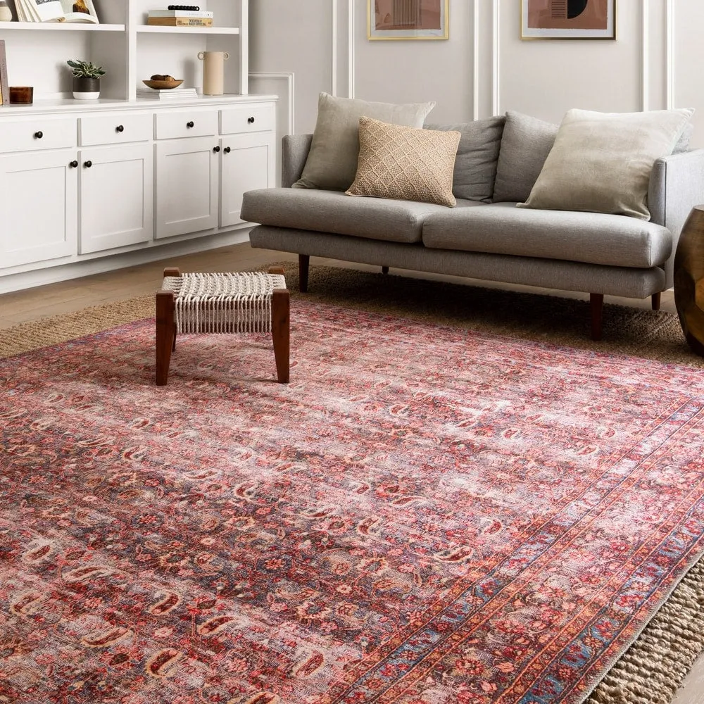 Alexander Home Tremezzina Printed Botanical Boho Vintage Rug