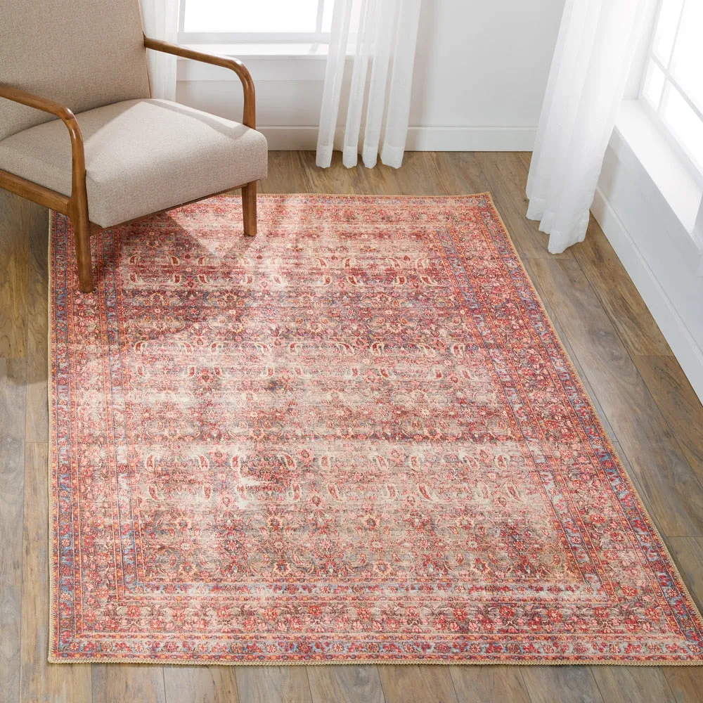 Alexander Home Tremezzina Printed Botanical Boho Vintage Rug