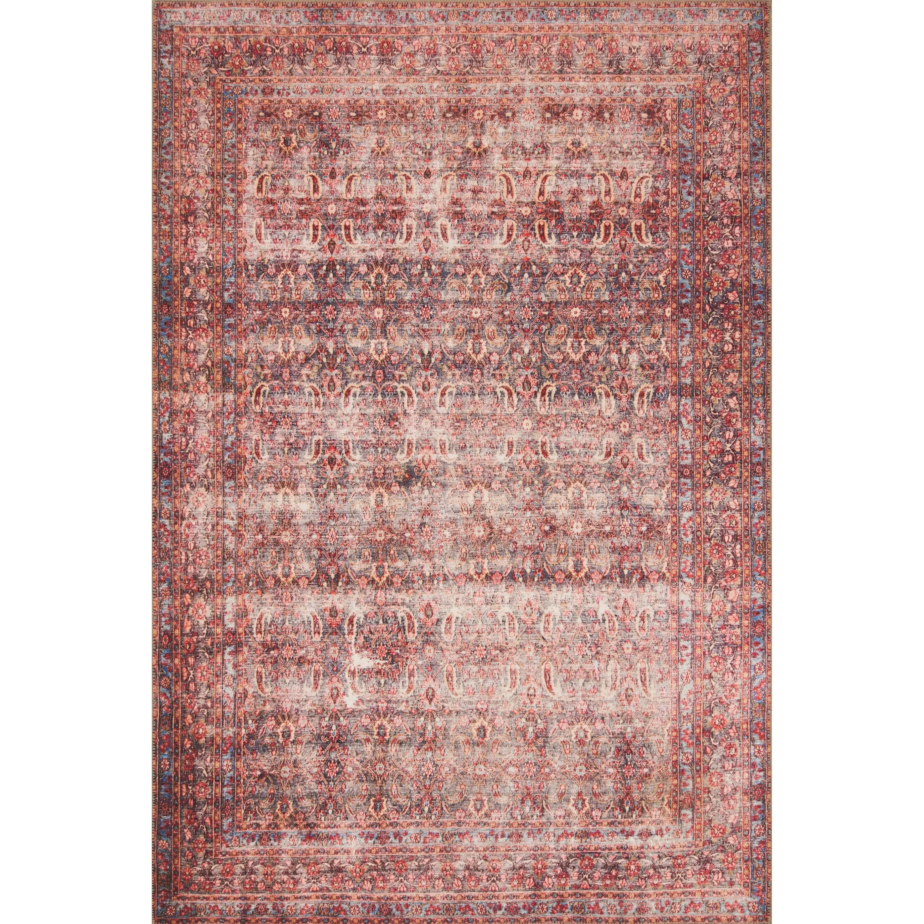 Alexander Home Tremezzina Printed Botanical Boho Vintage Rug
