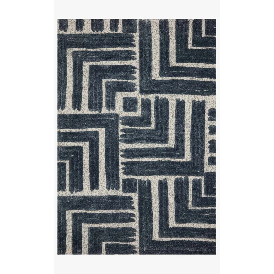 Alexander Home Vail Mid-century Modern Geometric Square Area Rug