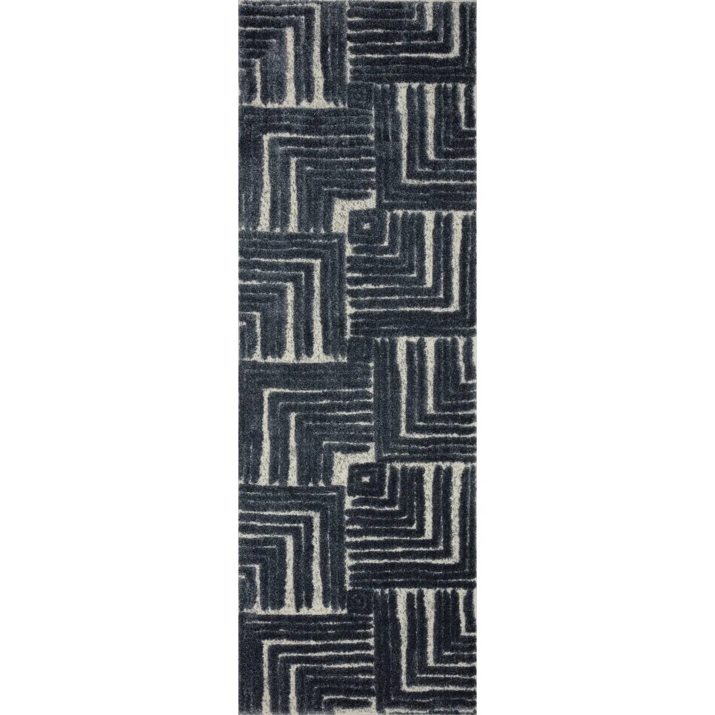 Alexander Home Vail Mid-century Modern Geometric Square Area Rug