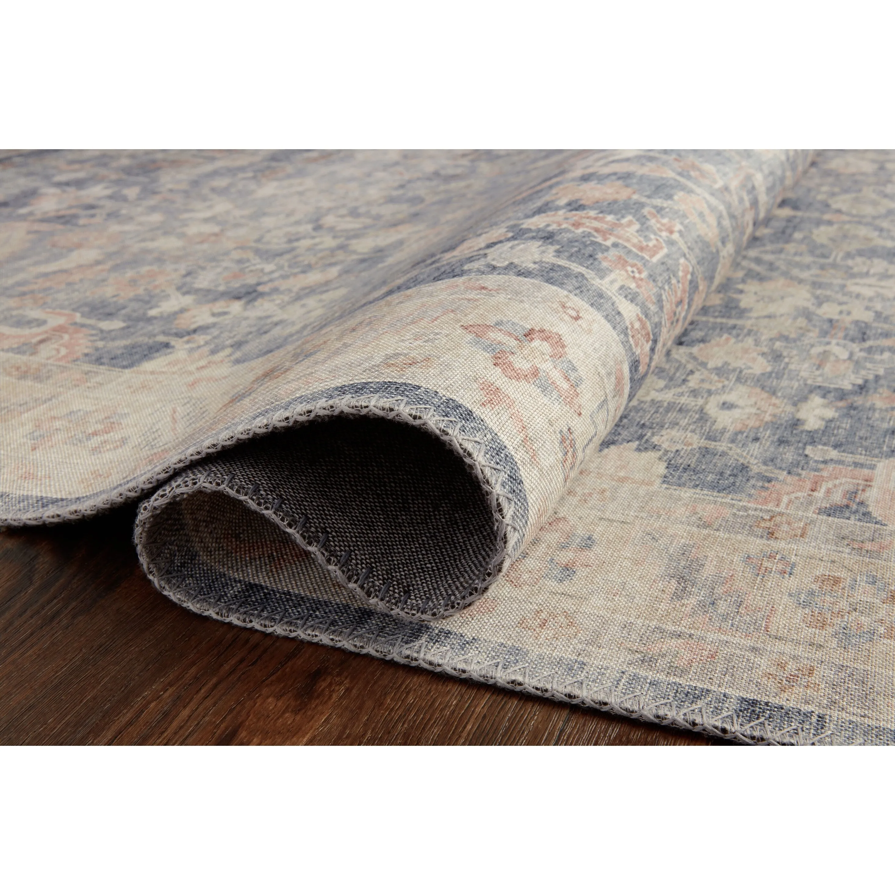 Alexander Home Venetian Printed Botanical Distressed Area Rug