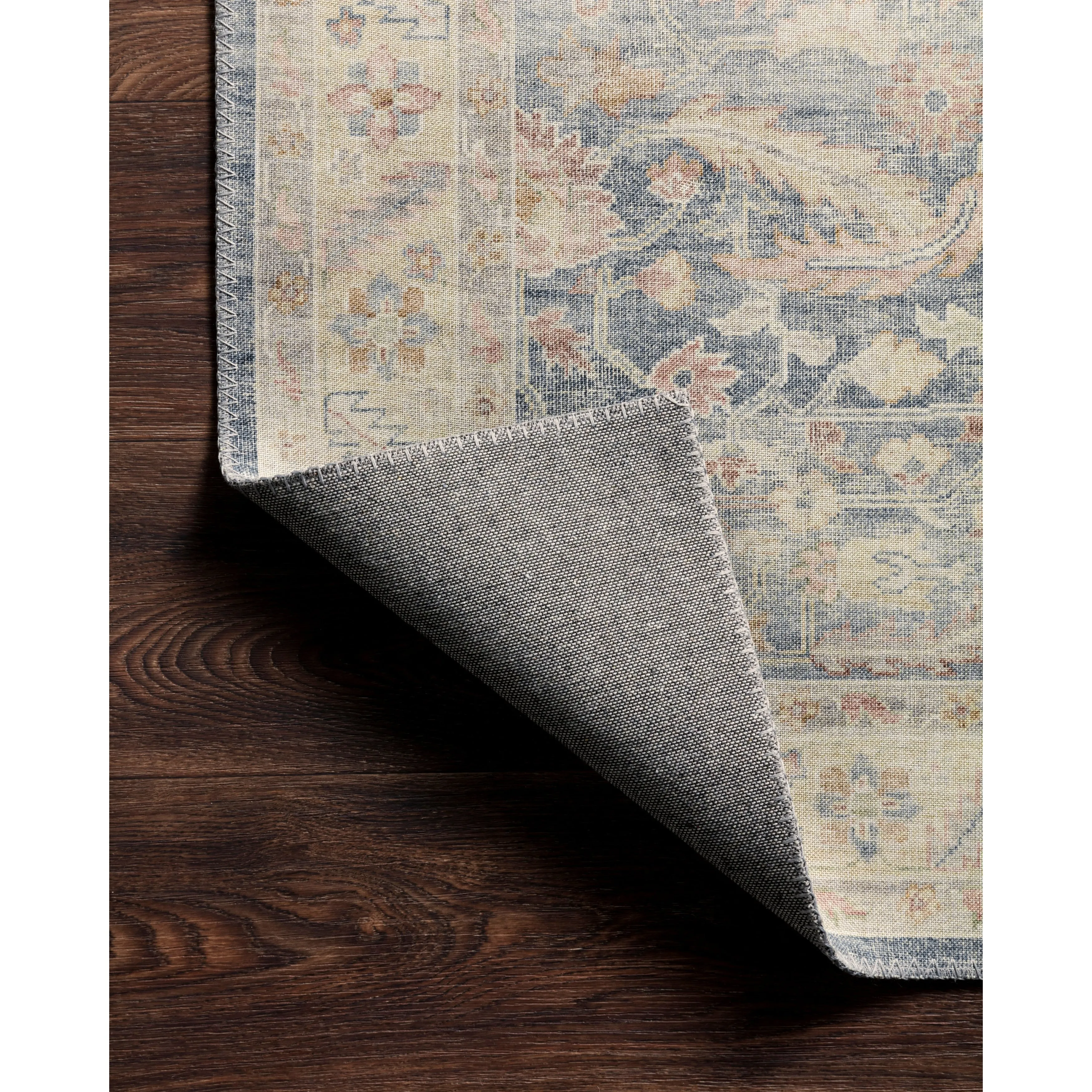 Alexander Home Venetian Printed Botanical Distressed Area Rug