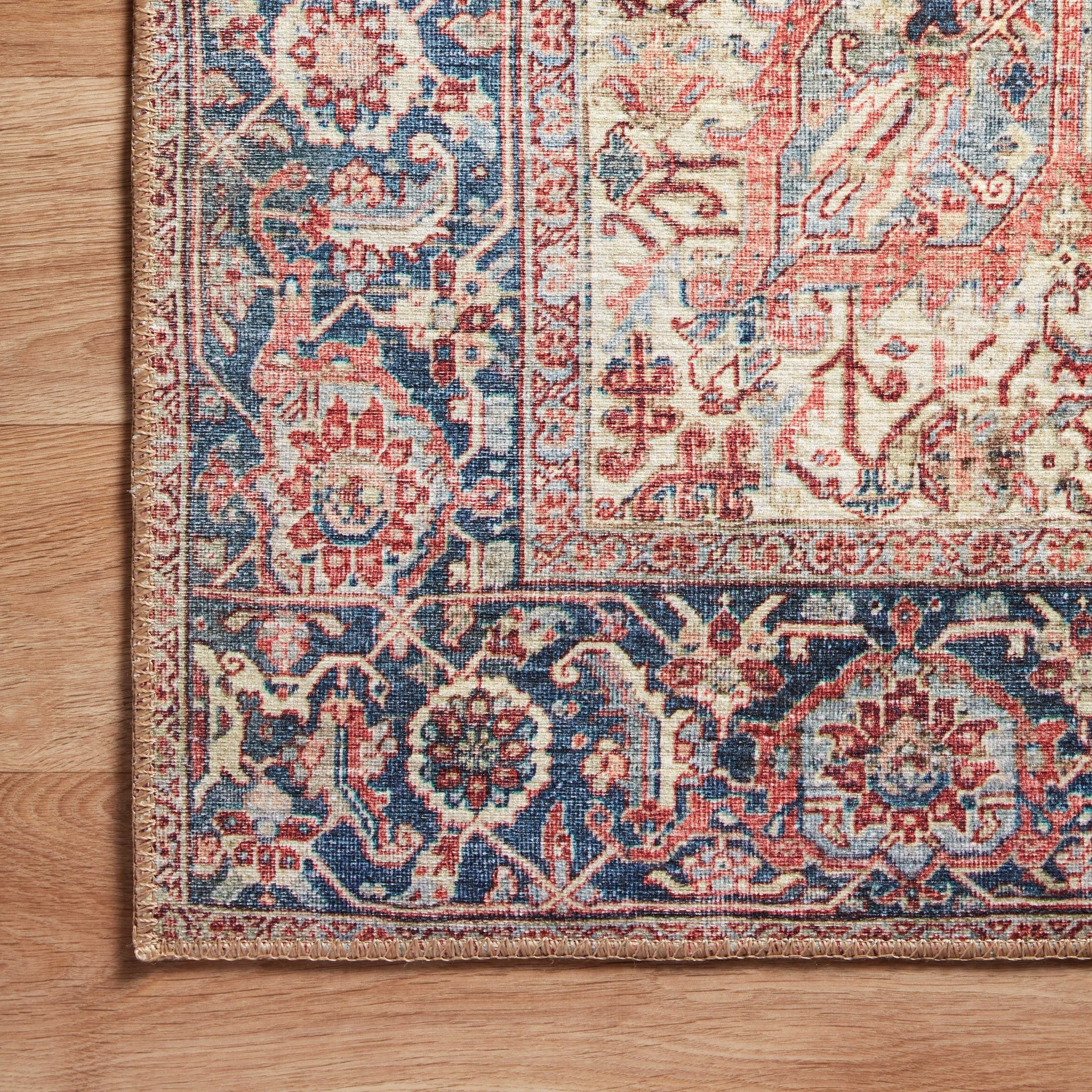 Alexander Home Victoria Bohemian Medallion Printed Vintage Area Rug