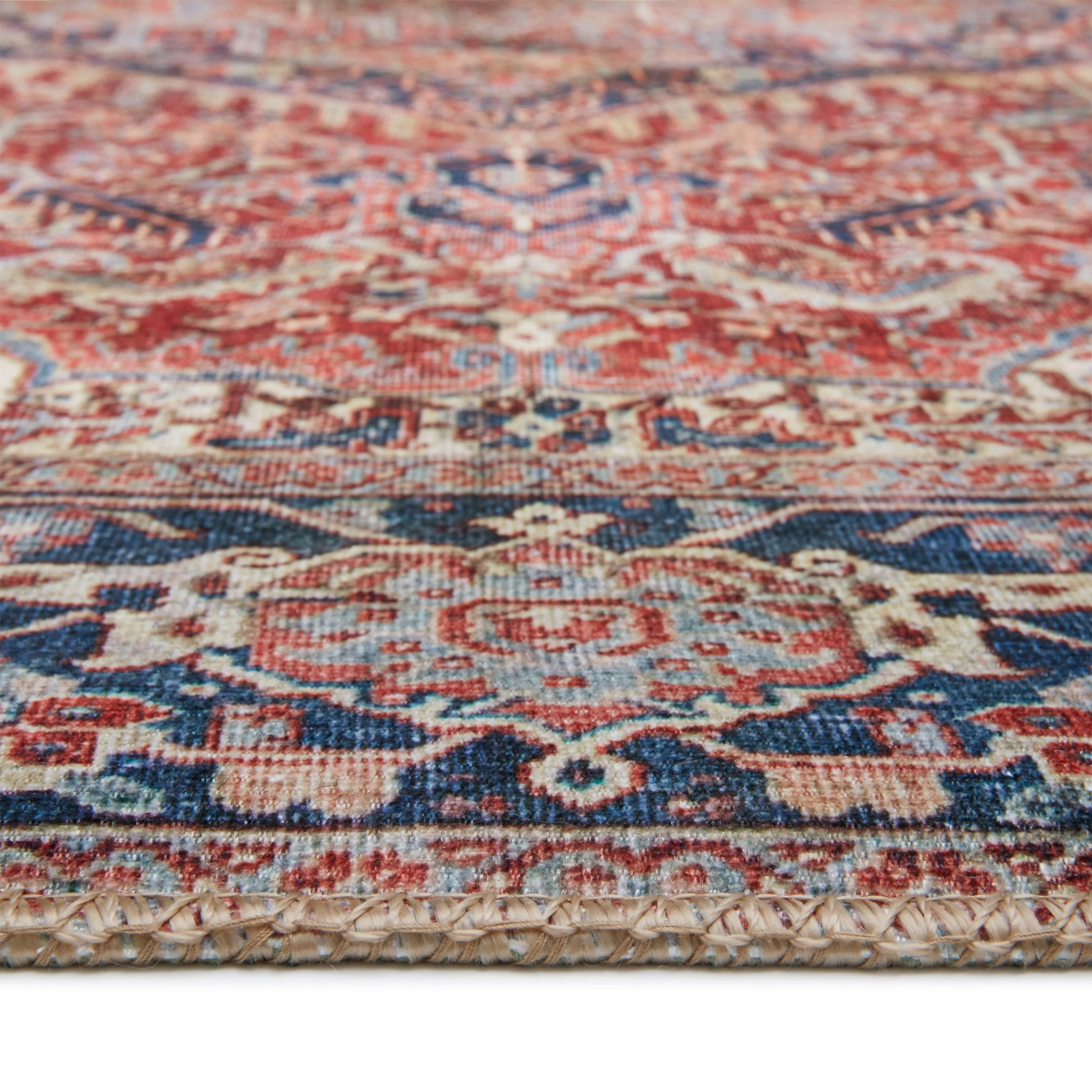 Alexander Home Victoria Bohemian Medallion Printed Vintage Area Rug