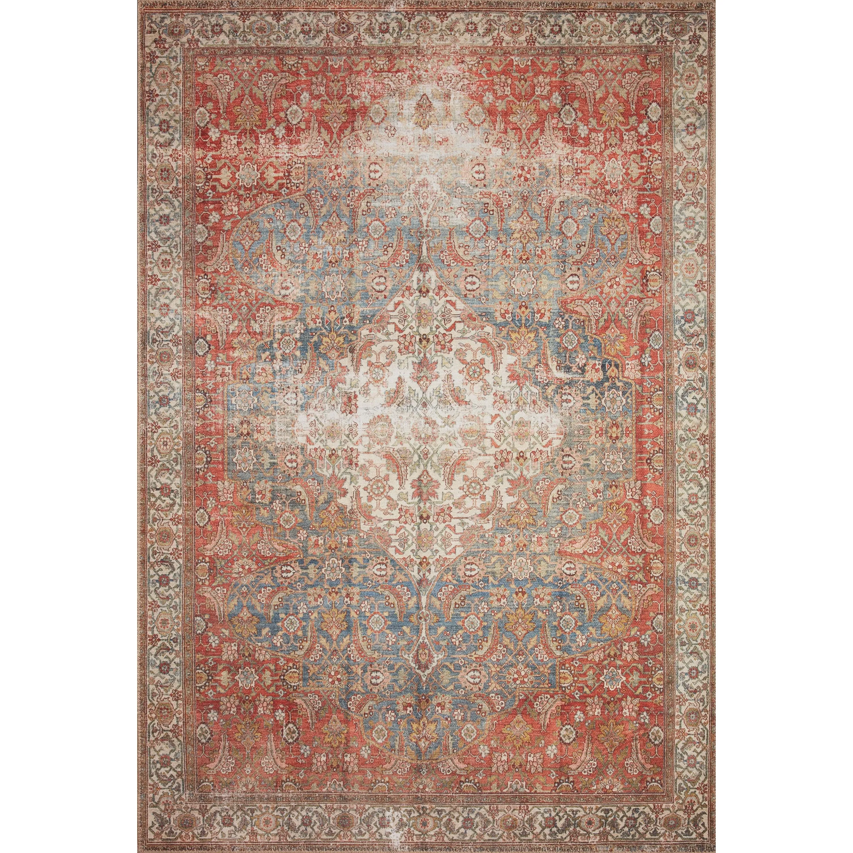 Alexander Home Victoria Bohemian Medallion Printed Vintage Area Rug