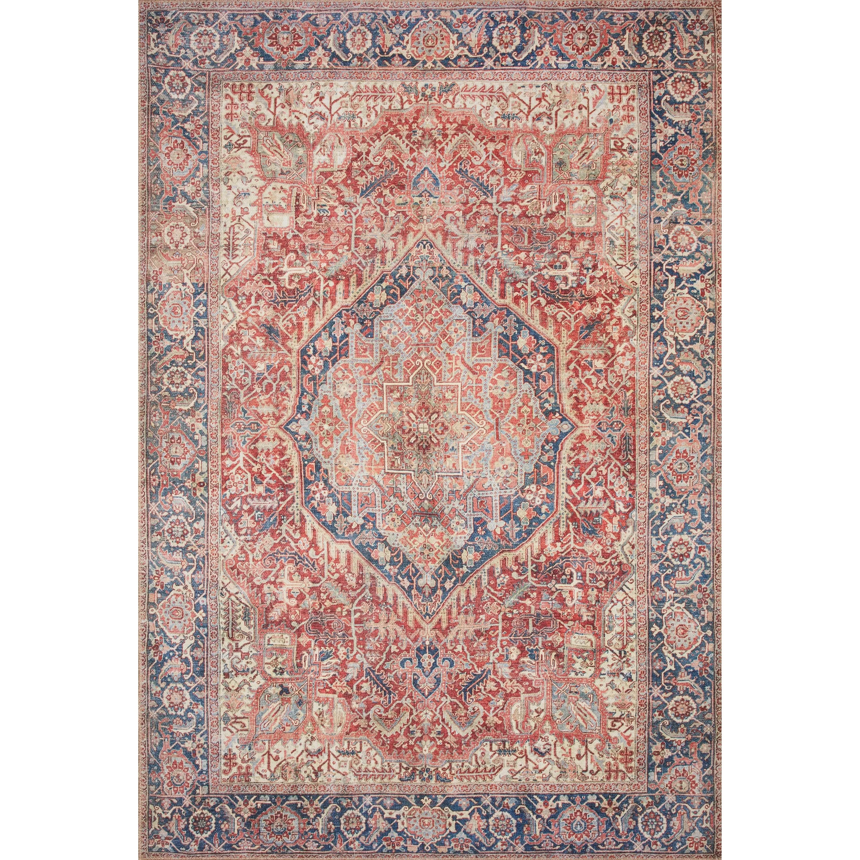 Alexander Home Victoria Bohemian Medallion Printed Vintage Area Rug