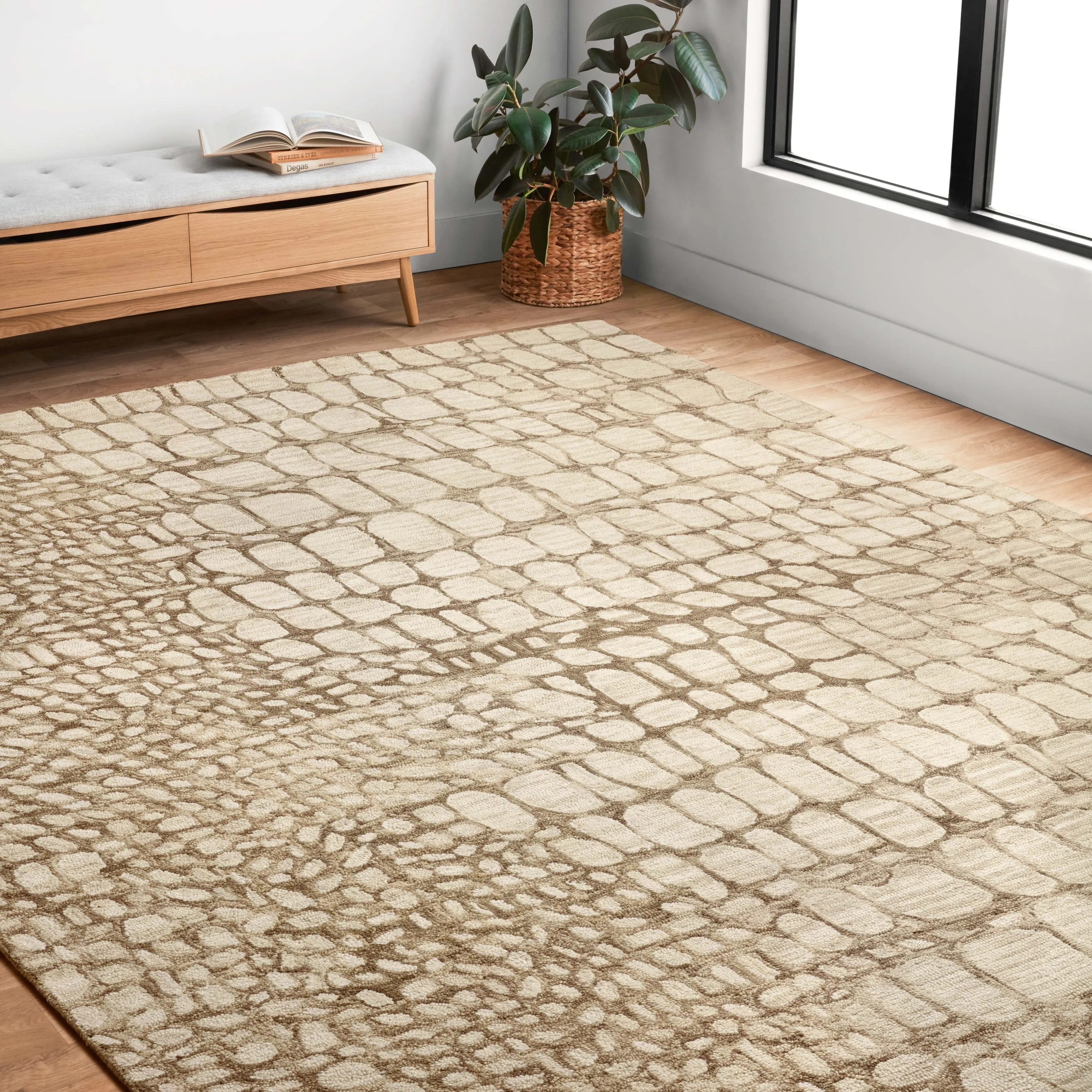 Alexander Home Zawadi Modern Moroccan Wool Area Rug