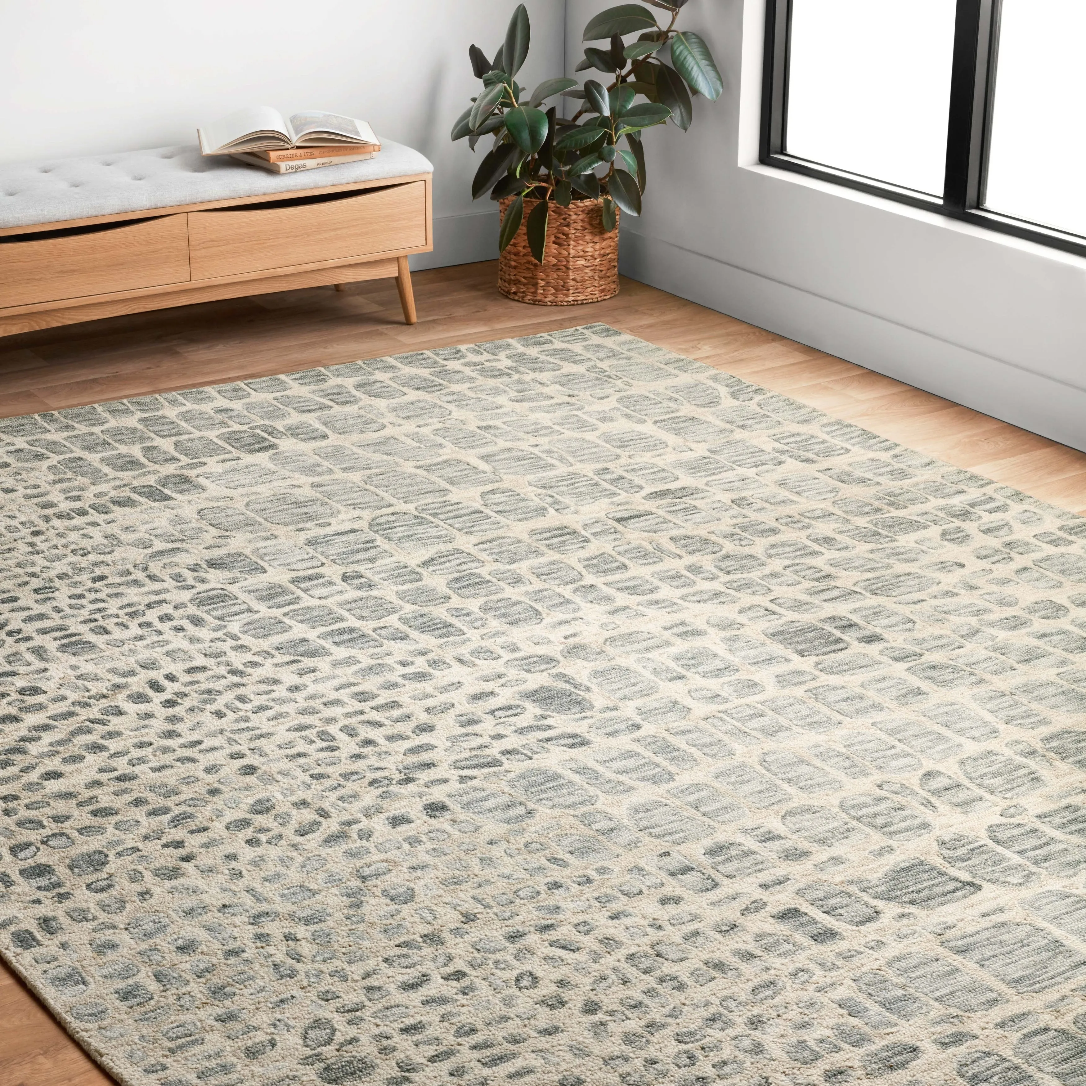 Alexander Home Zawadi Modern Moroccan Wool Area Rug